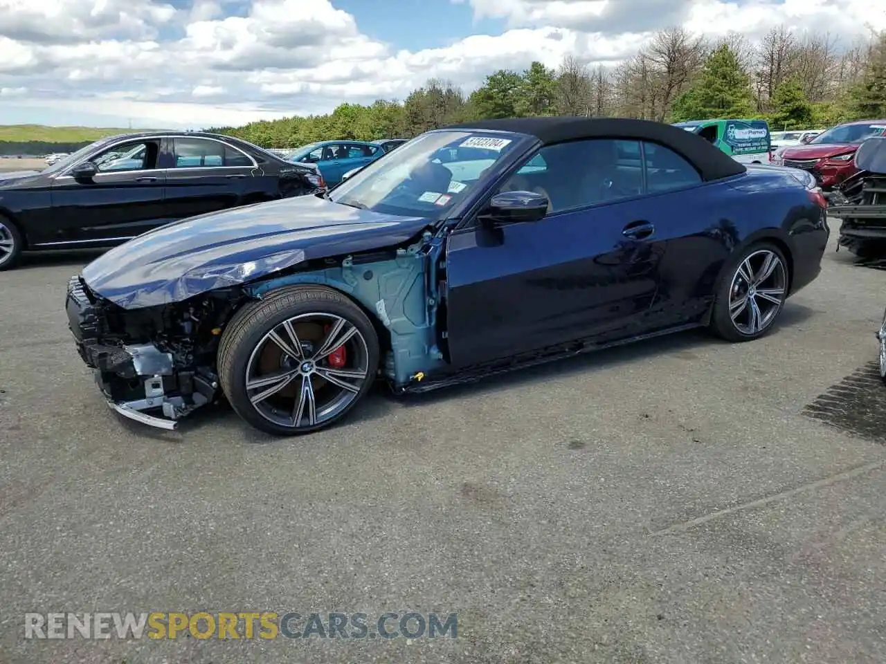 1 Photograph of a damaged car WBA43AT06RCP04562 BMW 4 SERIES 2024