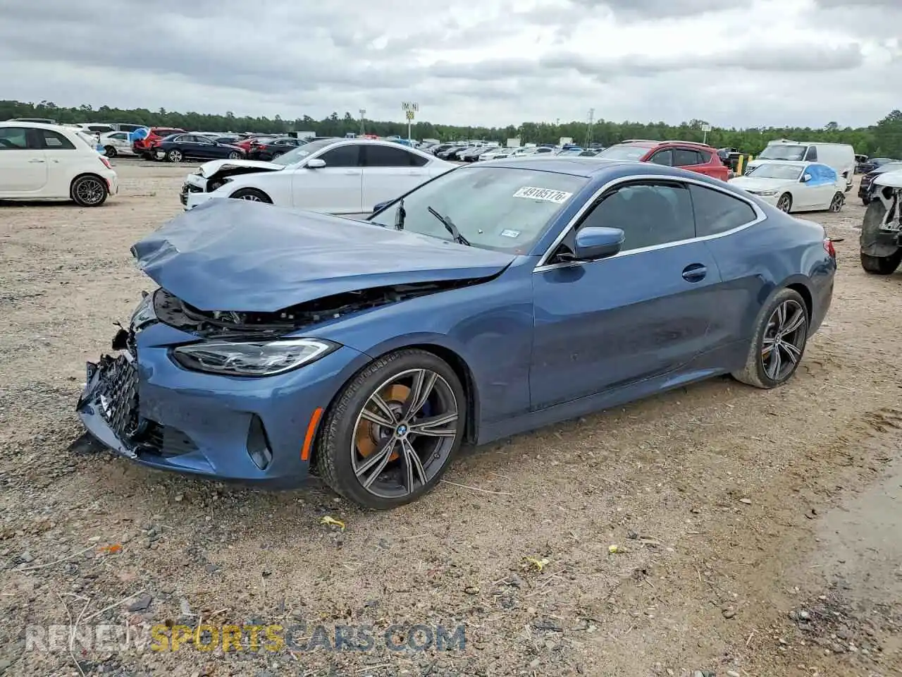 1 Фотография поврежденного автомобиля WBA53AP05RCP10691 BMW 4 SERIES 2024