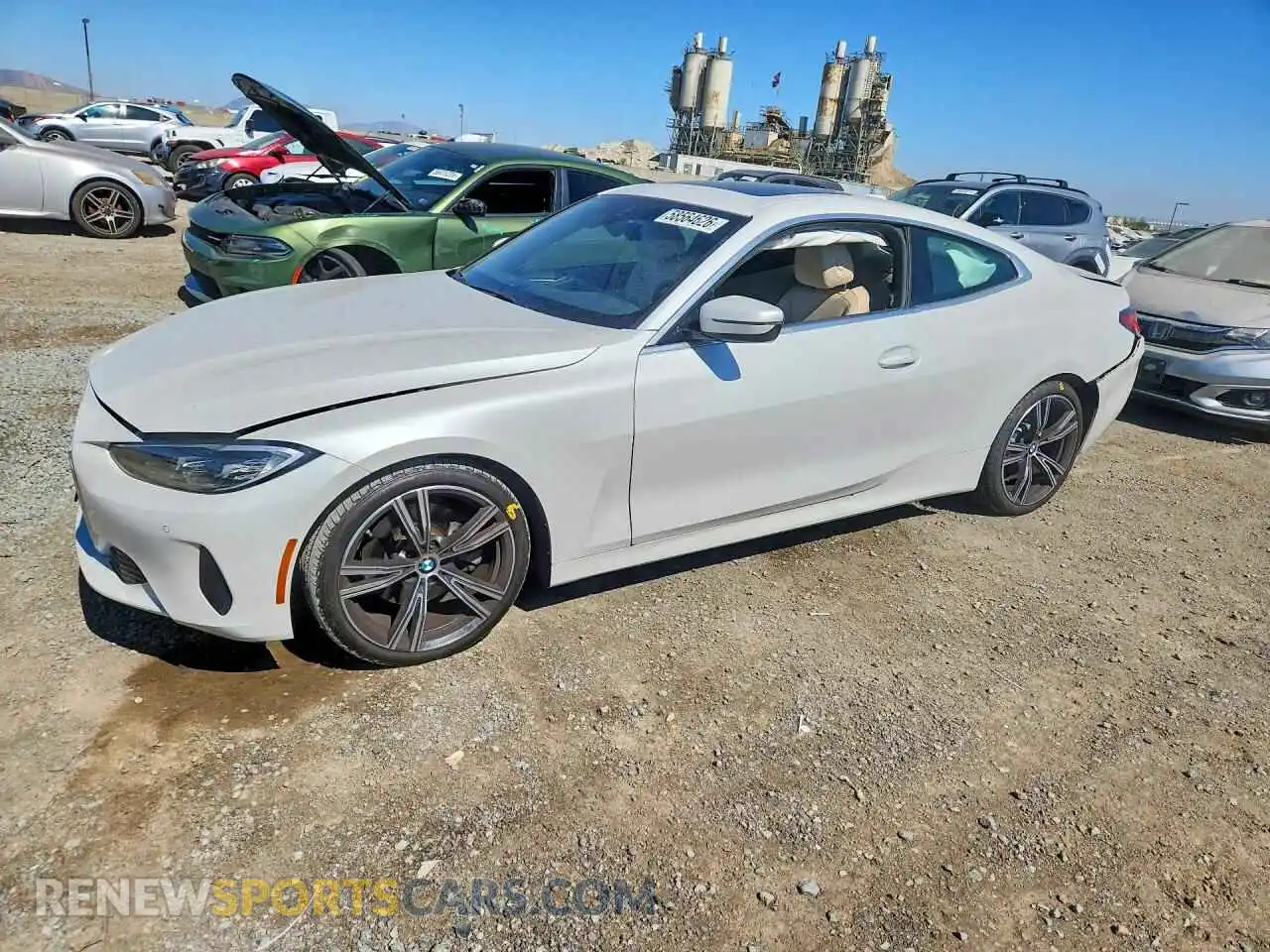 1 Фотография поврежденного автомобиля WBA53AP06RCP27449 BMW 4 SERIES 2024