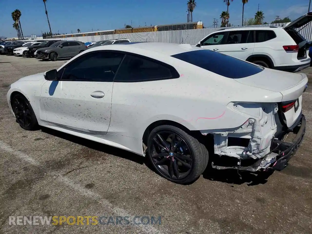 2 Photograph of a damaged car WBA53AP0XRCP36137 BMW 4 SERIES 2024