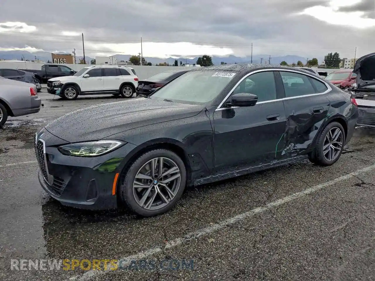 1 Photograph of a damaged car WBA63AV06RFR22960 BMW 4 SERIES 2024