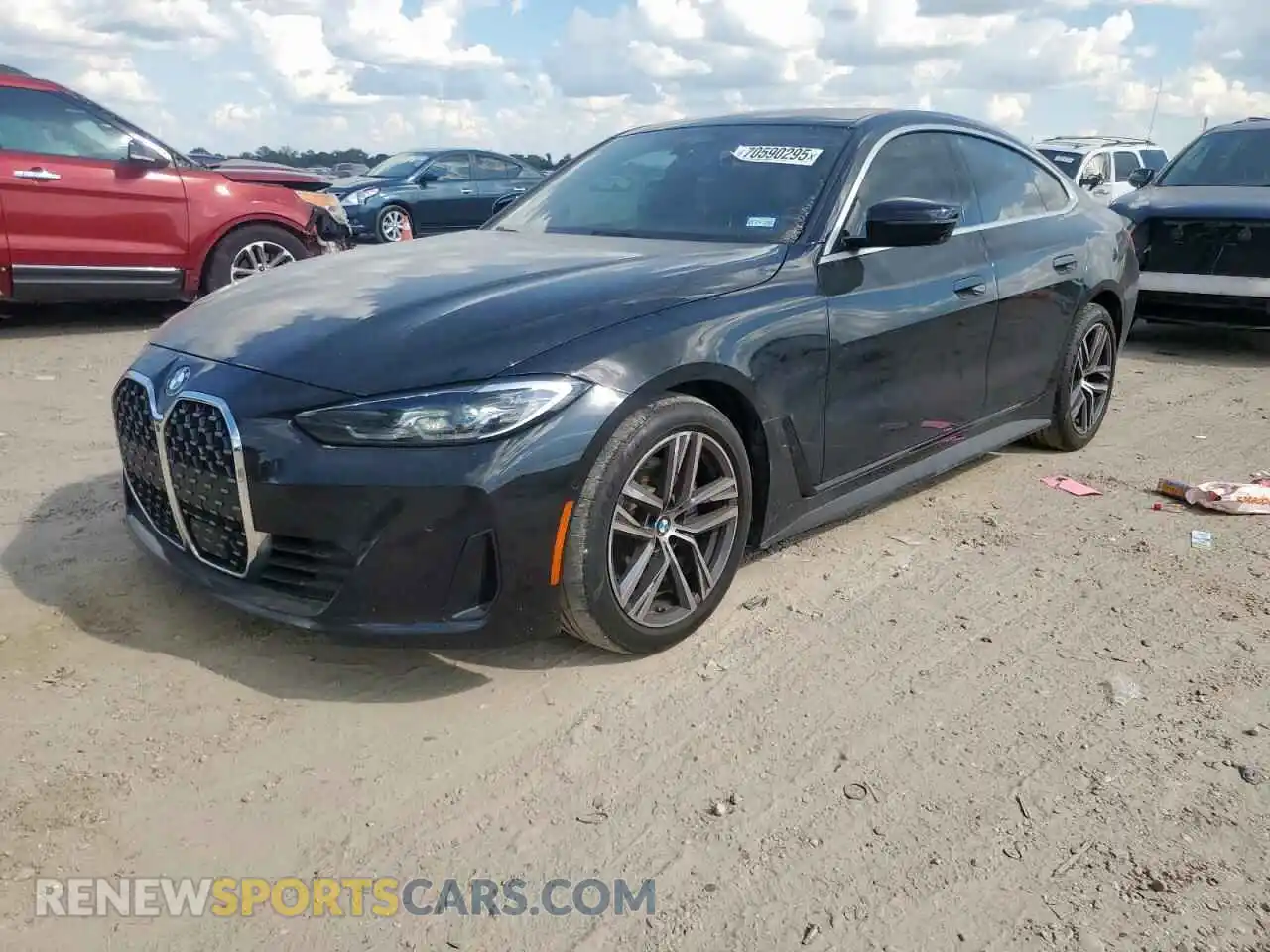 1 Photograph of a damaged car WBA63AV07RFR27620 BMW 4 SERIES 2024