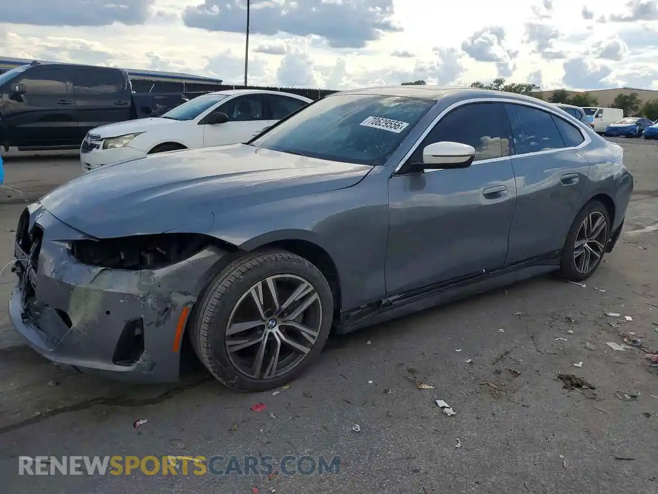1 Photograph of a damaged car WBA63AV08RFR60609 BMW 4 SERIES 2024