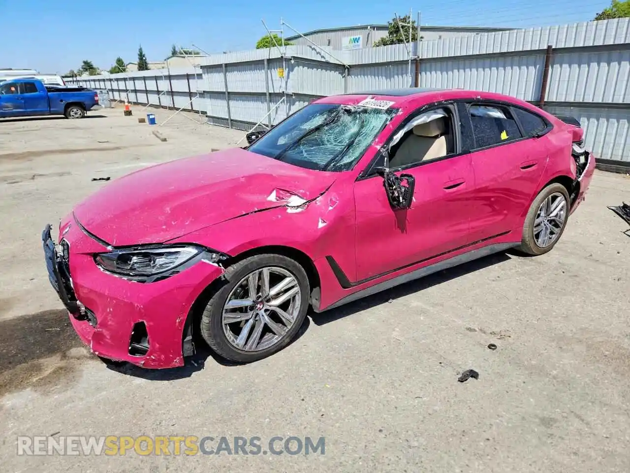 1 Photograph of a damaged car WBA63AV08RFS28853 BMW 4 SERIES 2024