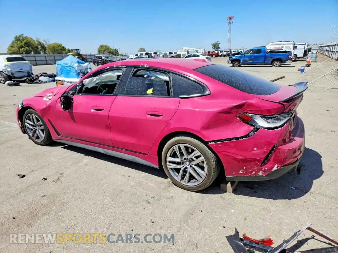 2 Photograph of a damaged car WBA63AV08RFS28853 BMW 4 SERIES 2024