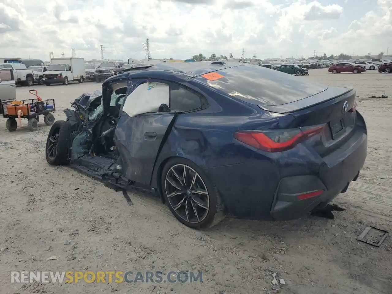 2 Photograph of a damaged car WBA63AV09RFR26145 BMW 4 SERIES 2024
