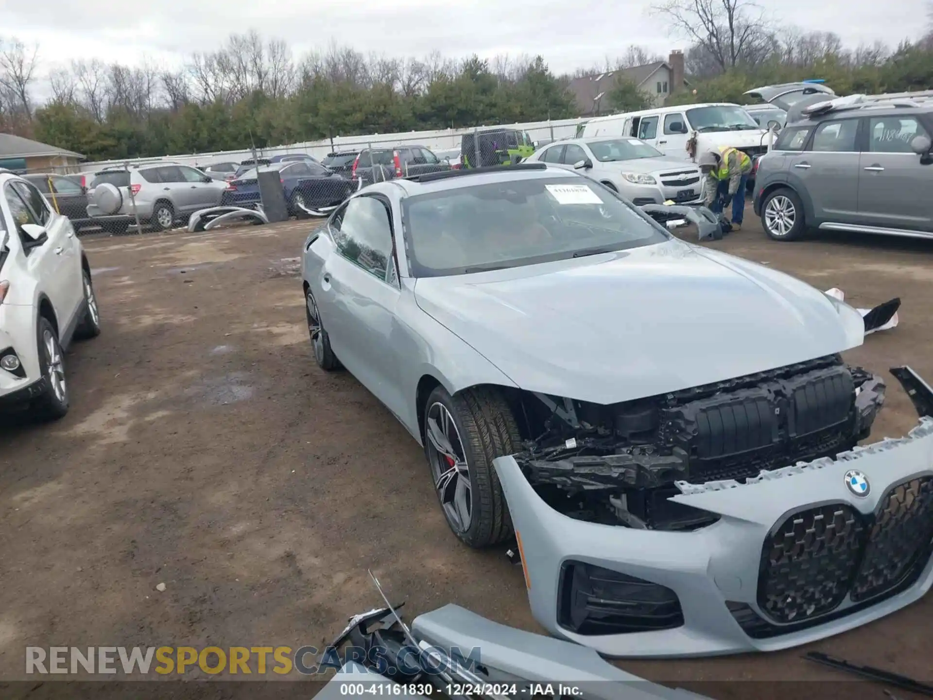1 Photograph of a damaged car WBA73AP0XRCP51245 BMW 4 SERIES 2024