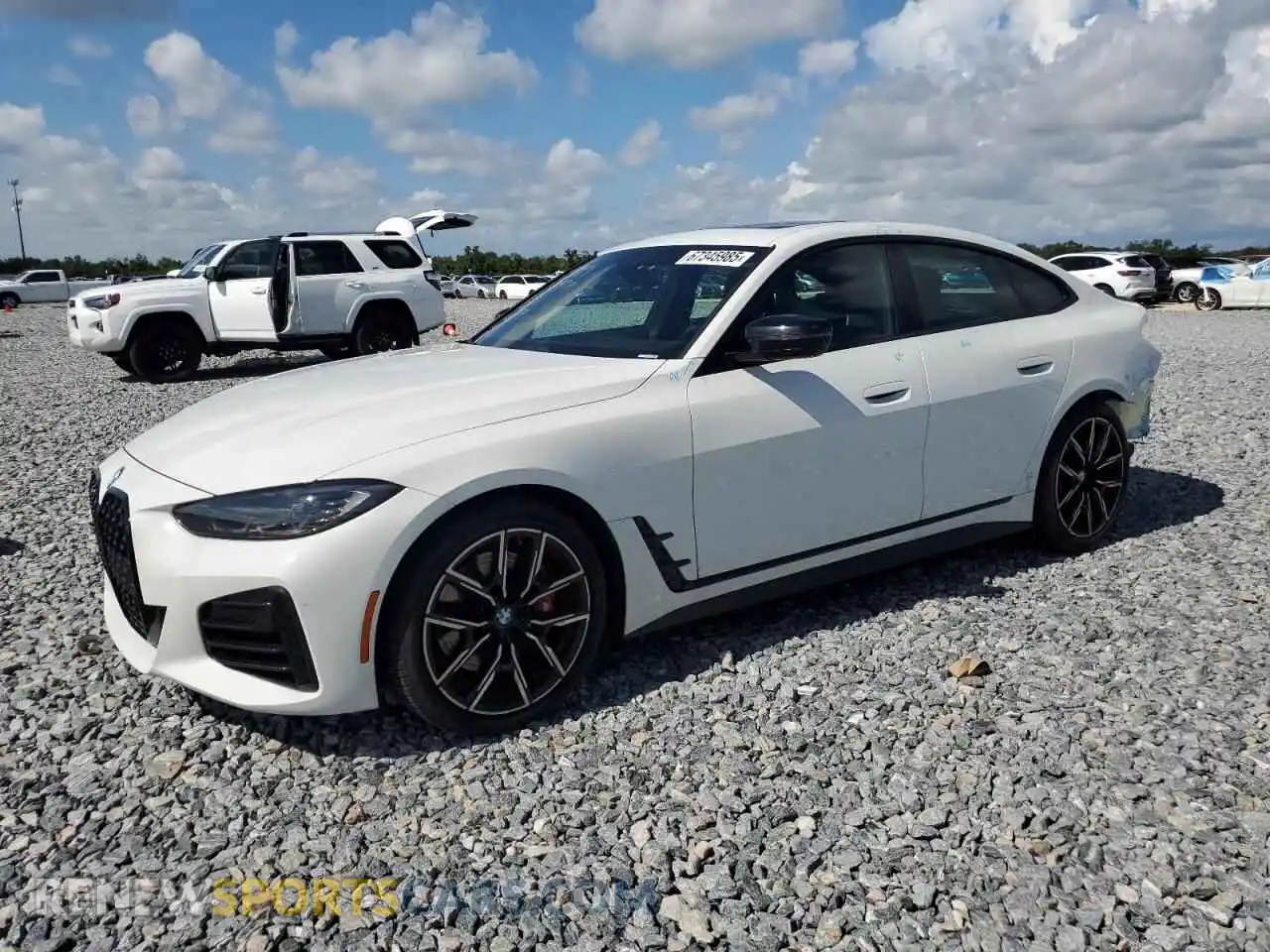 1 Photograph of a damaged car WBA73AV04RFP78703 BMW 4 SERIES 2024