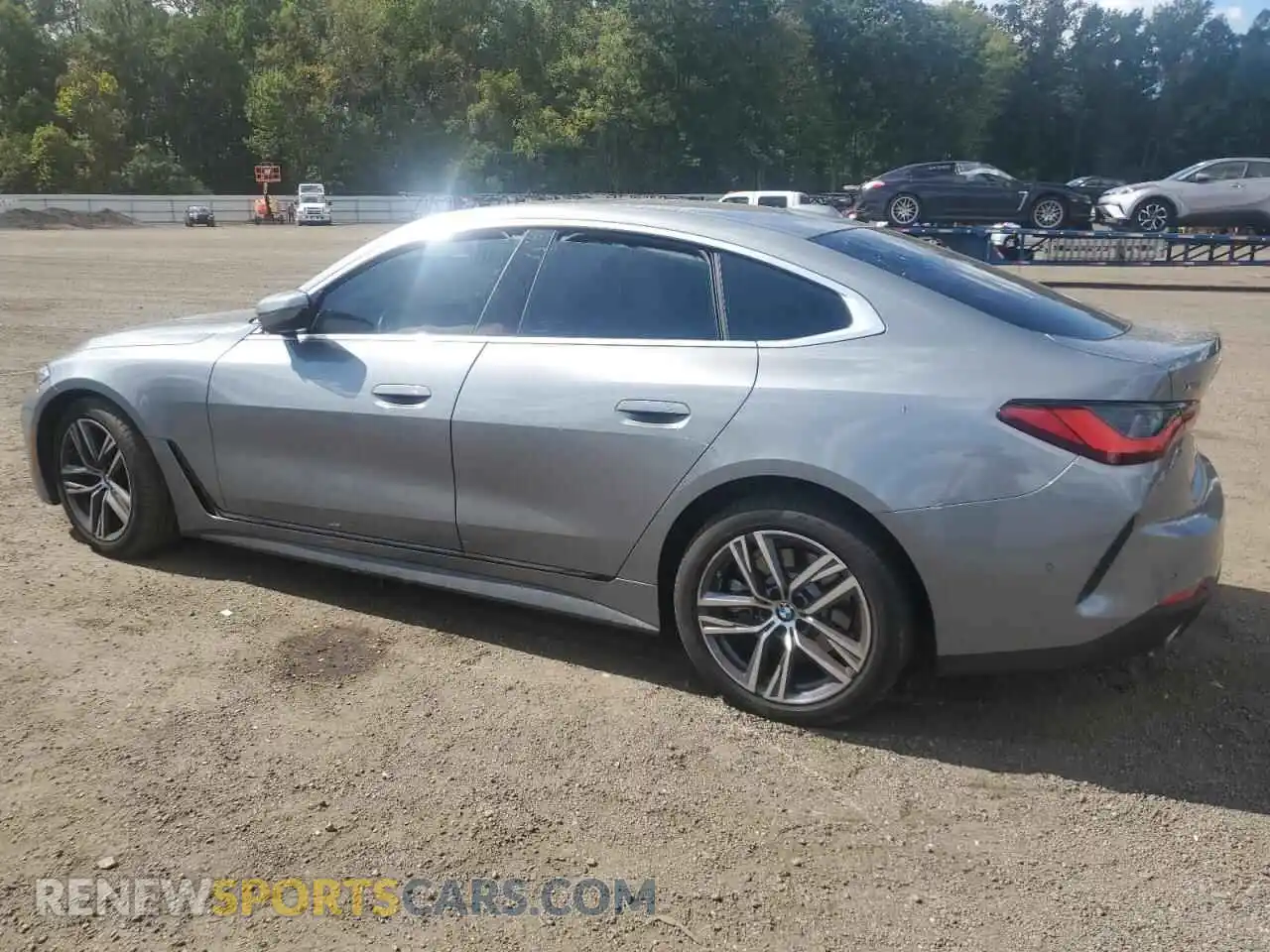 2 Фотография поврежденного автомобиля WBA73AV05RFS17927 BMW 4 SERIES 2024