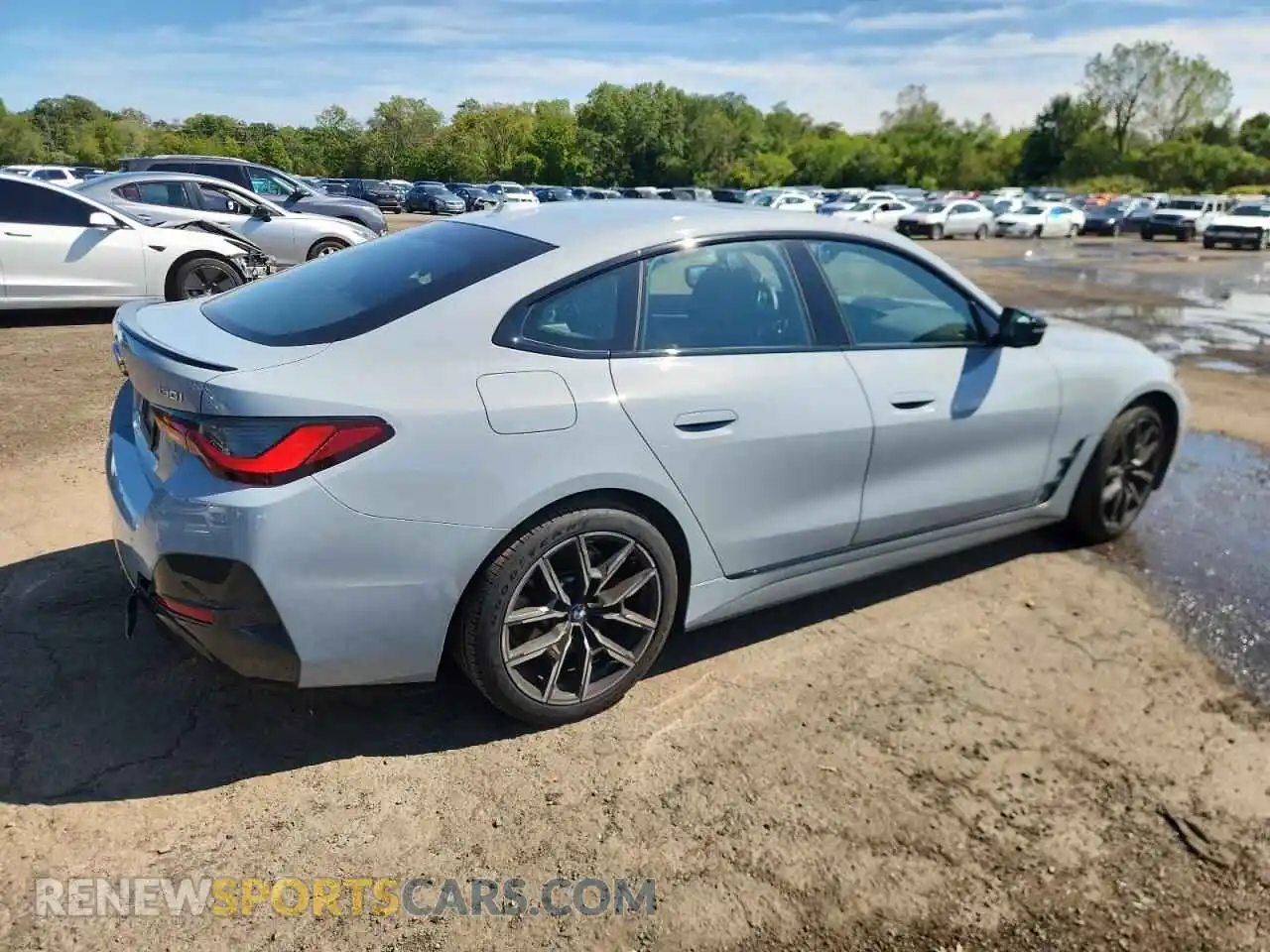 3 fotografías del automóvil dañado WBA73AV05RFT40546 BMW 4 SERIES 2024