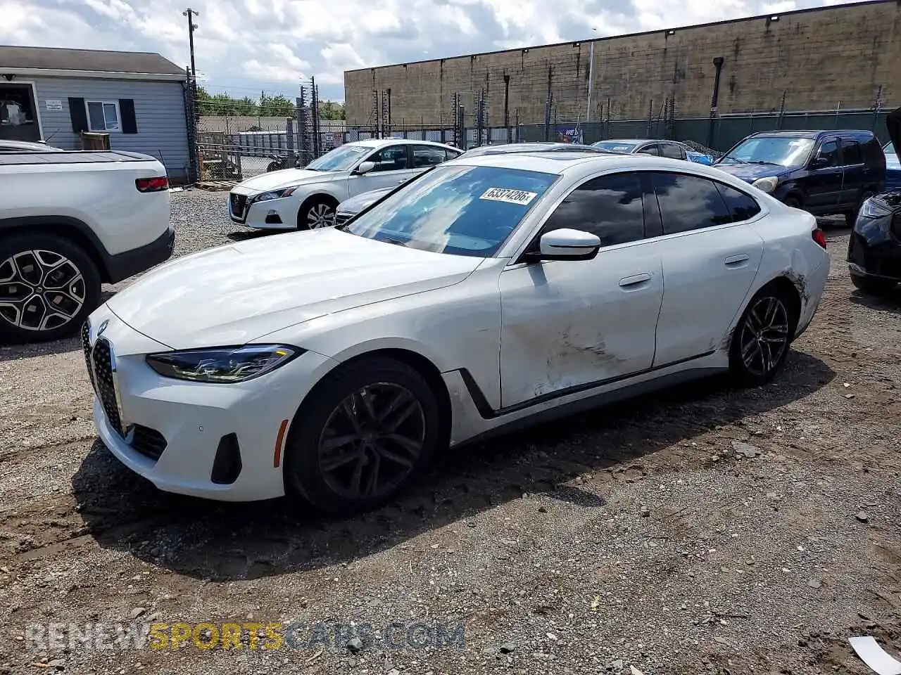 1 Photograph of a damaged car WBA73AV08RFP70474 BMW 4 SERIES 2024