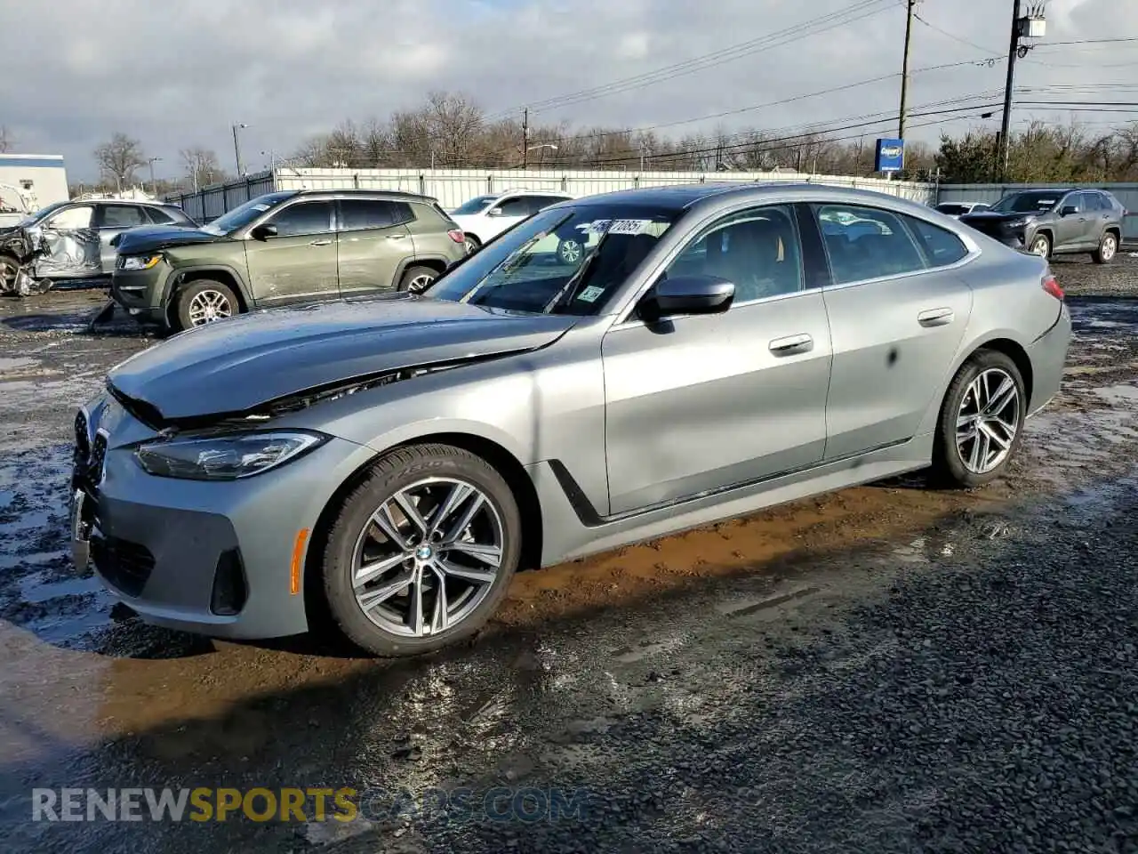 1 Photograph of a damaged car WBA73AV0XRFR18687 BMW 4 SERIES 2024