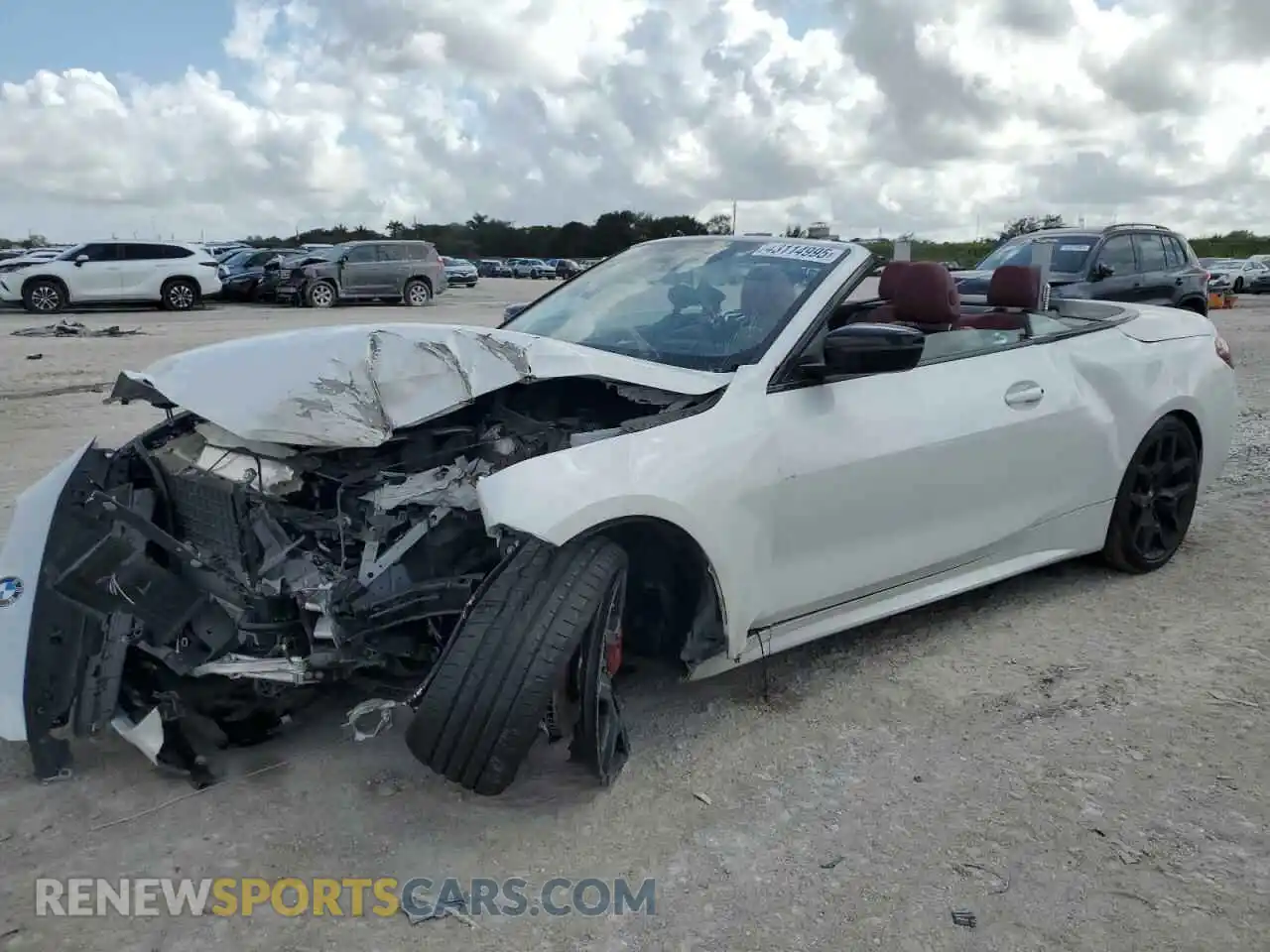 1 Photograph of a damaged car WBA33DB06SCS07578 BMW 4 SERIES 2025