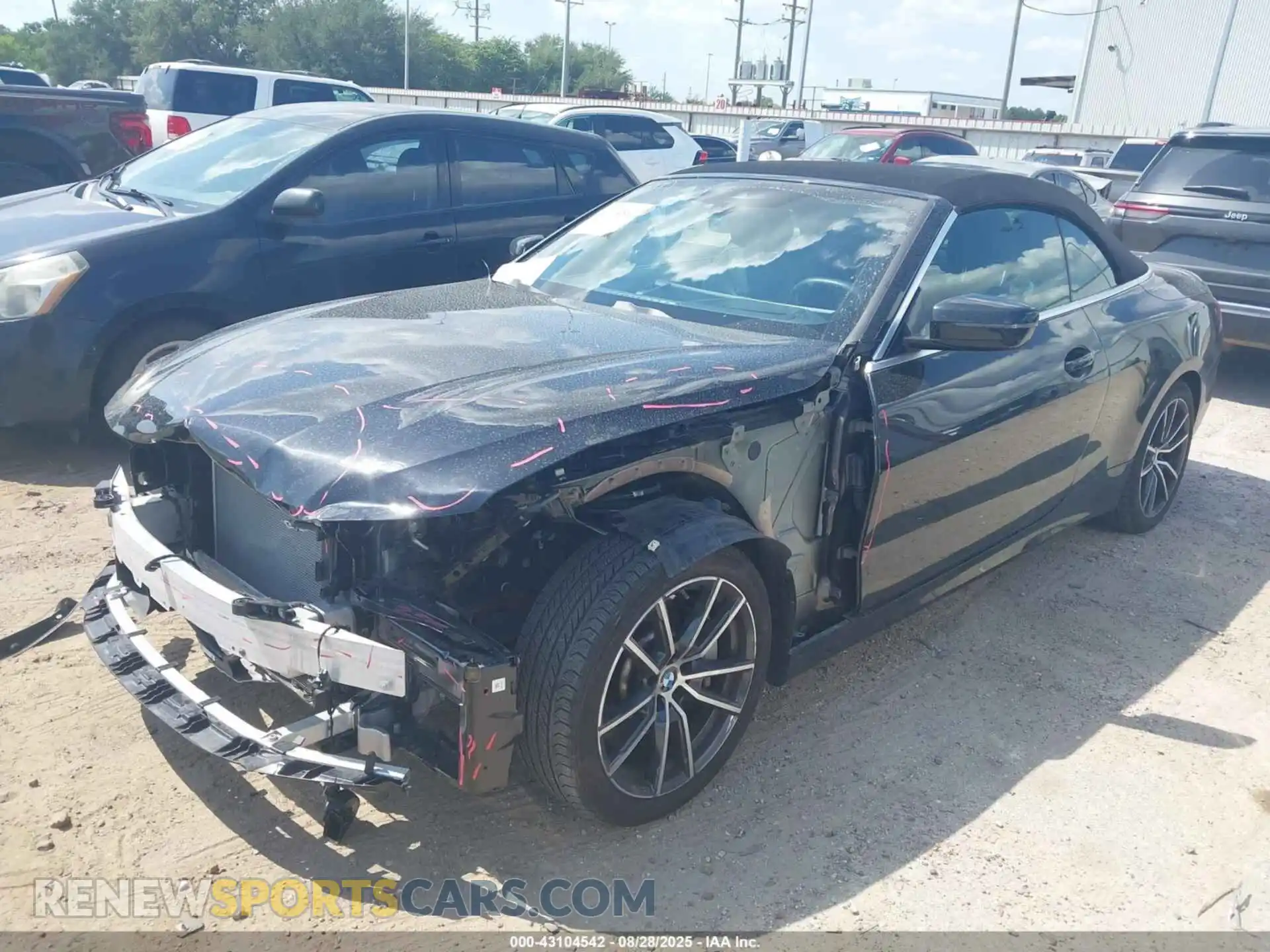 2 fotografías del automóvil dañado WBA33DB07SCT34131 BMW 4 SERIES 2025