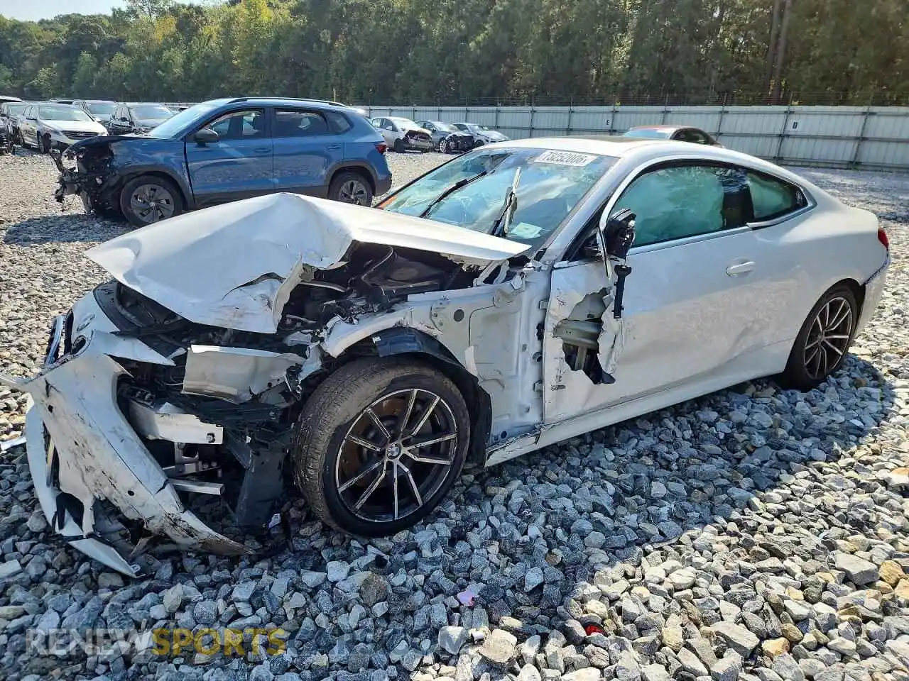 1 Фотография поврежденного автомобиля WBA43DA00SCT26863 BMW 4 SERIES 2025