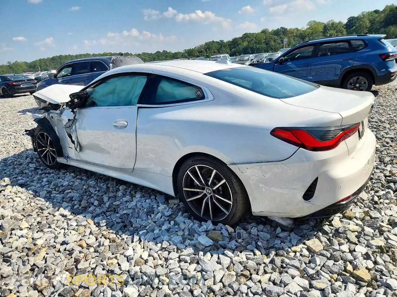 2 Фотография поврежденного автомобиля WBA43DA00SCT26863 BMW 4 SERIES 2025