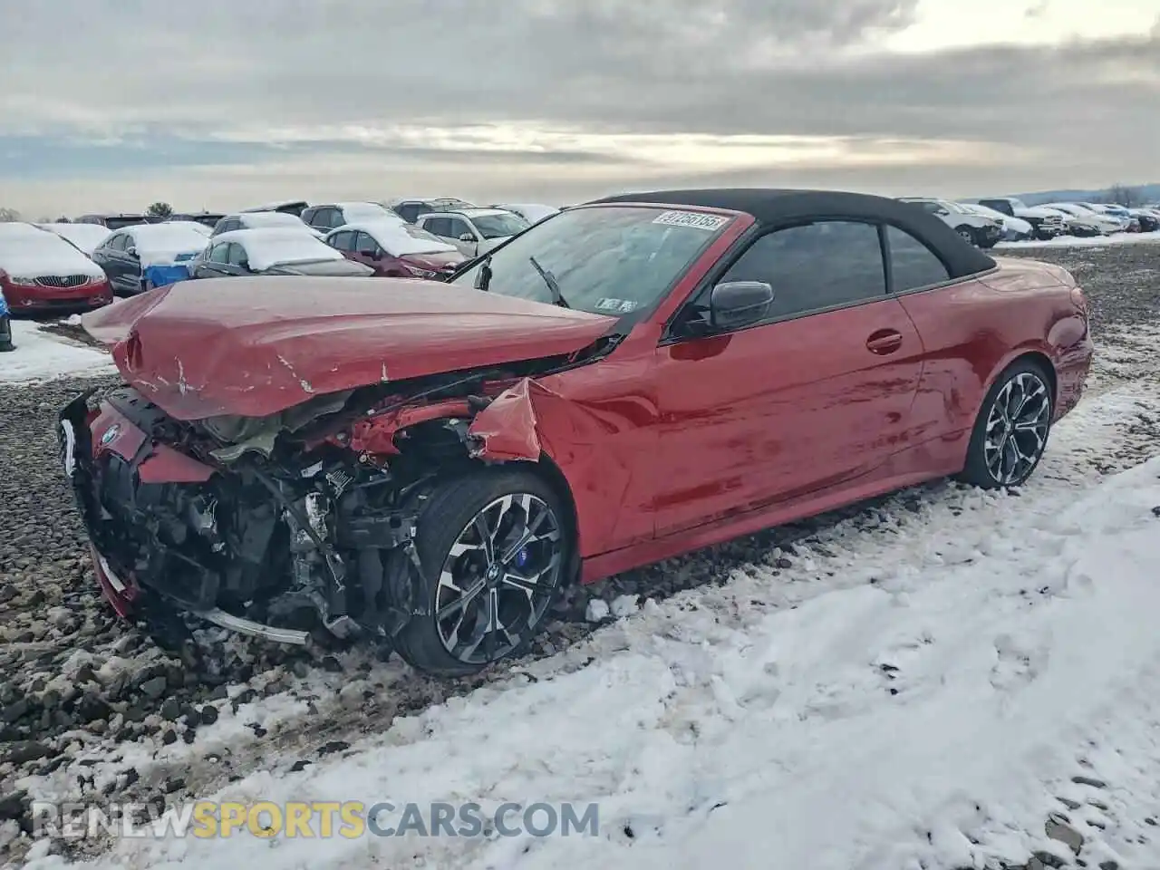 1 Photograph of a damaged car WBA53DB07SCT43727 BMW 4 SERIES 2025
