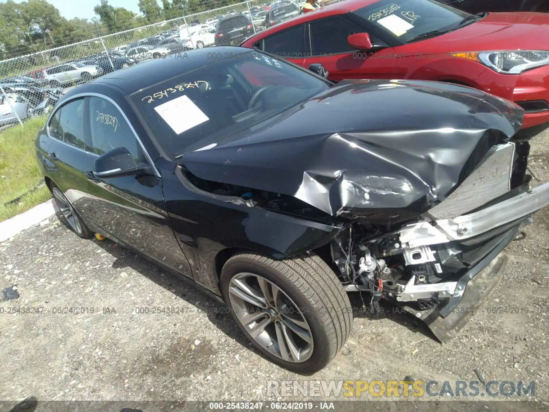 1 Photograph of a damaged car WBA4J1C56KBM13492 BMW 430I 2019