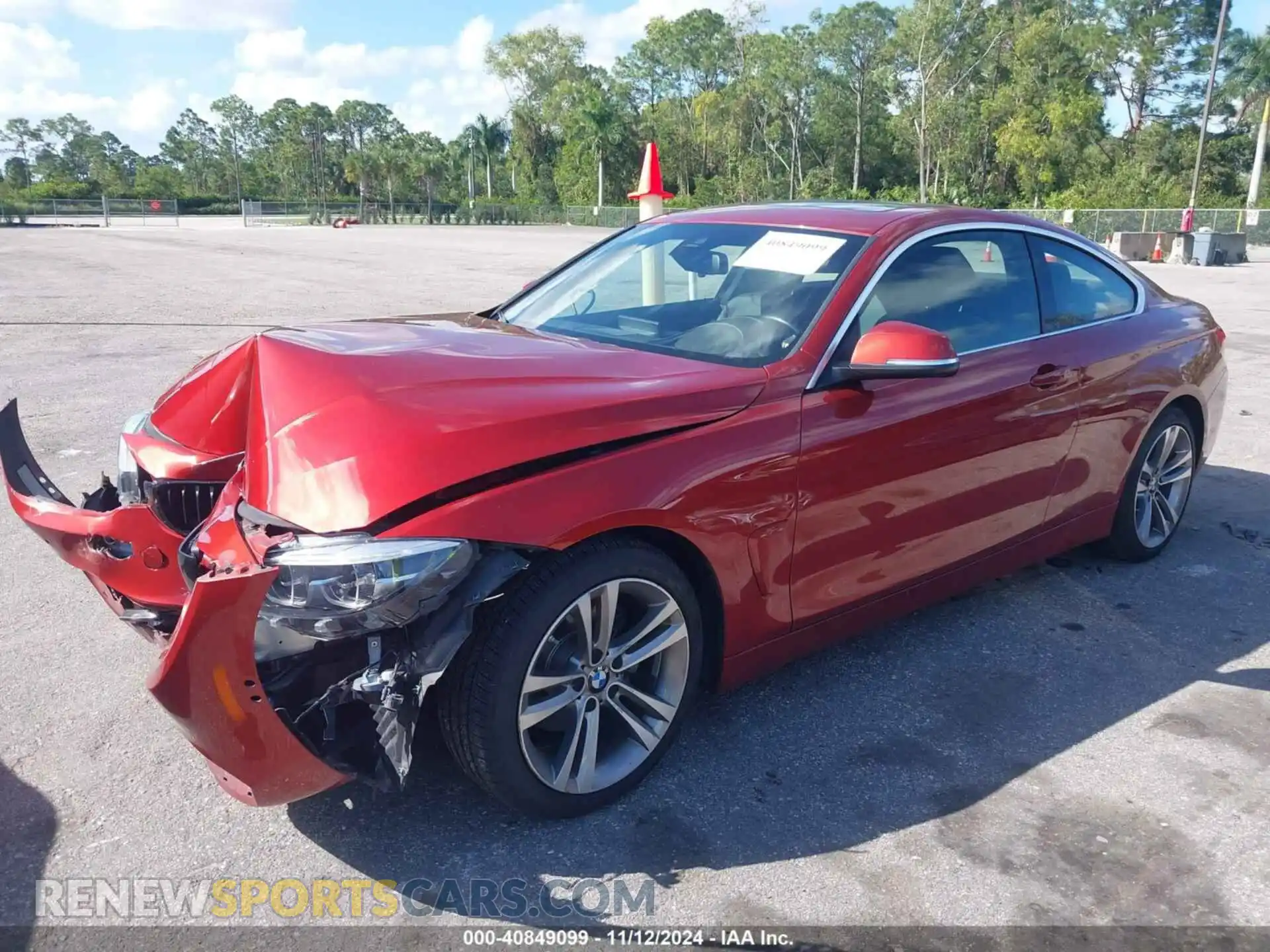 2 Photograph of a damaged car WBA4W3C50KAF93526 BMW 430I 2019