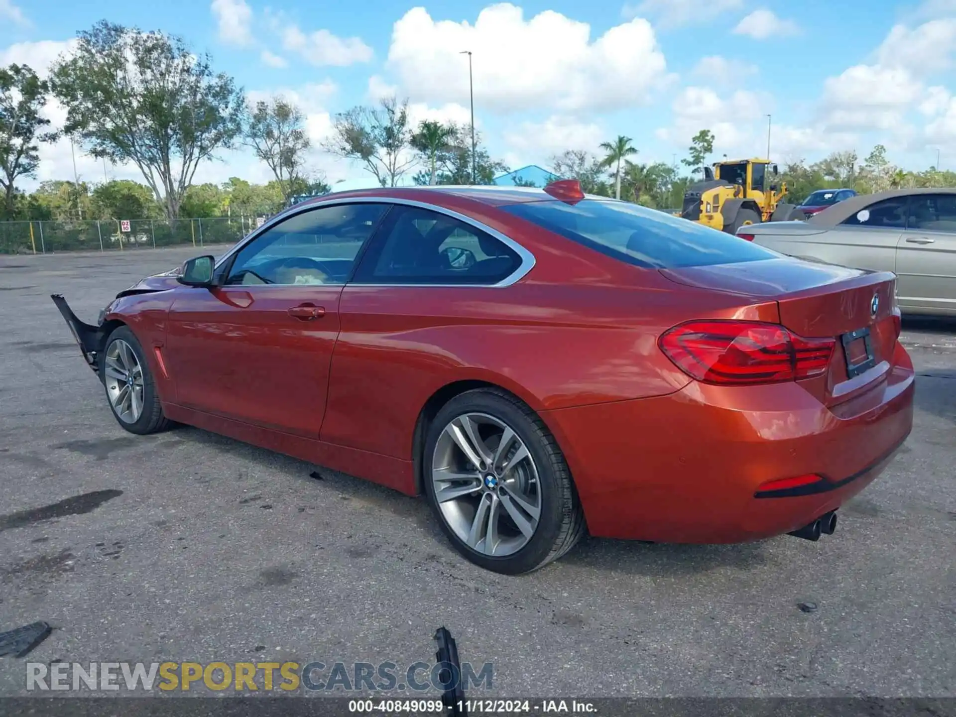 3 Photograph of a damaged car WBA4W3C50KAF93526 BMW 430I 2019