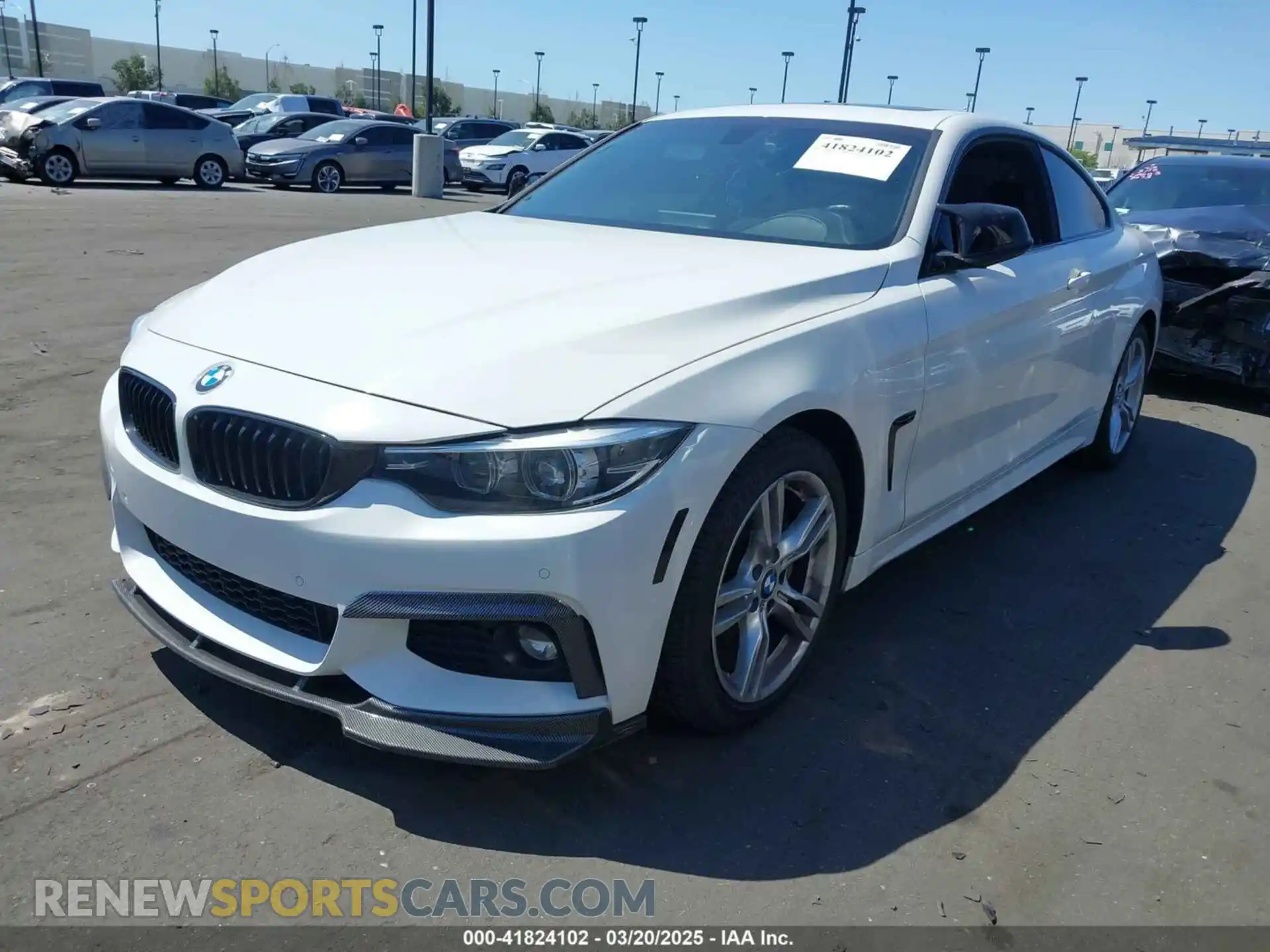 2 Фотография поврежденного автомобиля WBA4W3C55KAF91660 BMW 430I 2019