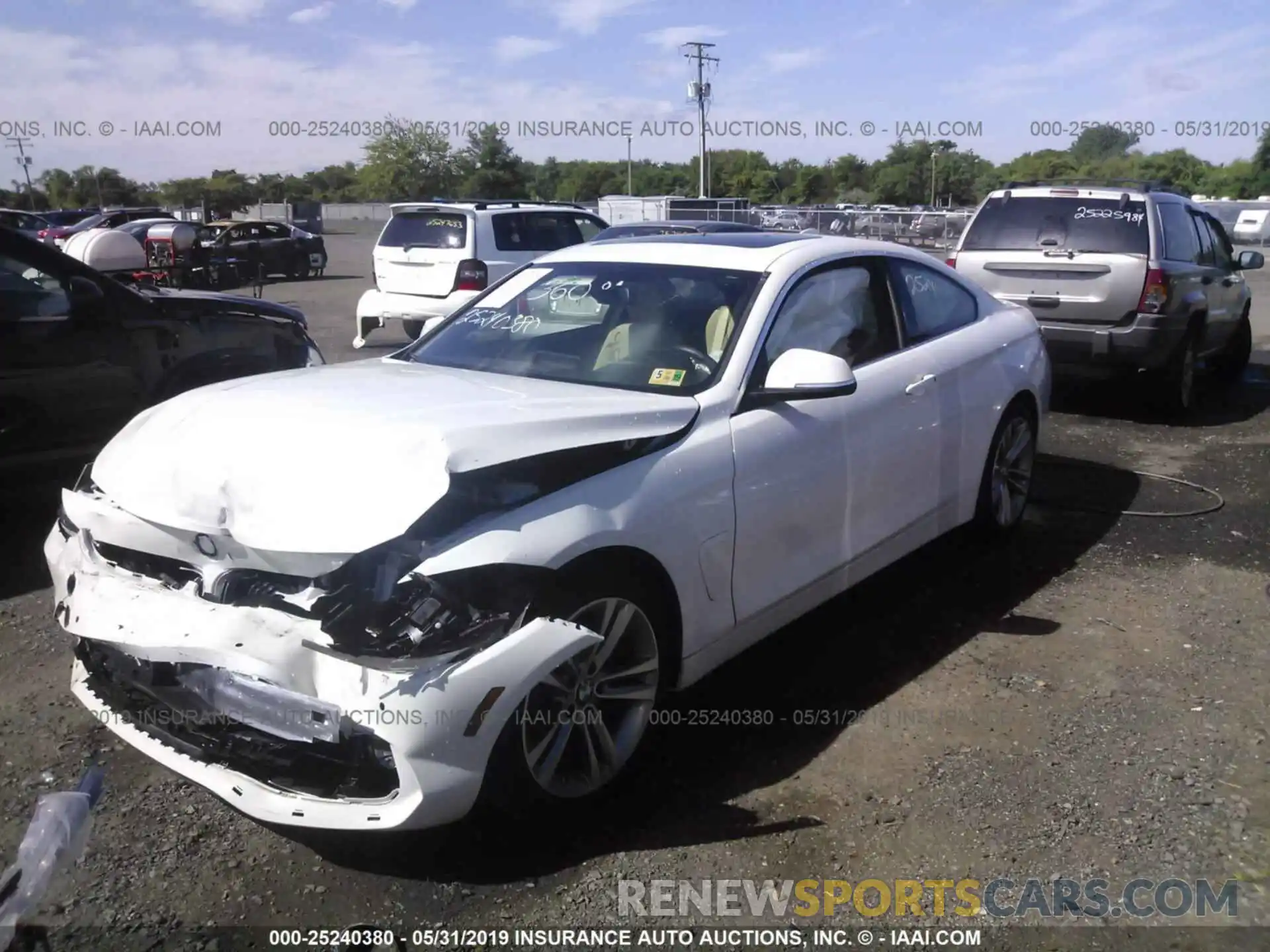 2 Photograph of a damaged car WBA4W3C5XKAF91749 BMW 430I 2019