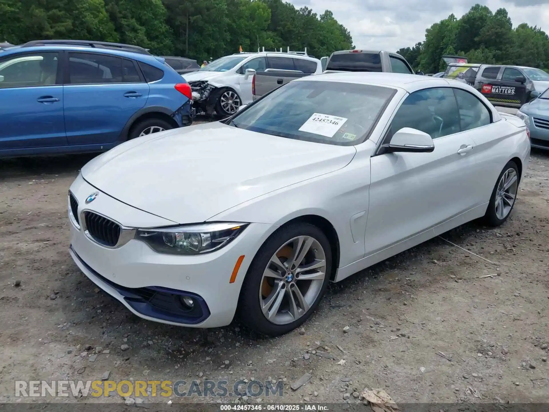2 fotografías del automóvil dañado WBA4Z1C56KEE48642 BMW 430I 2019