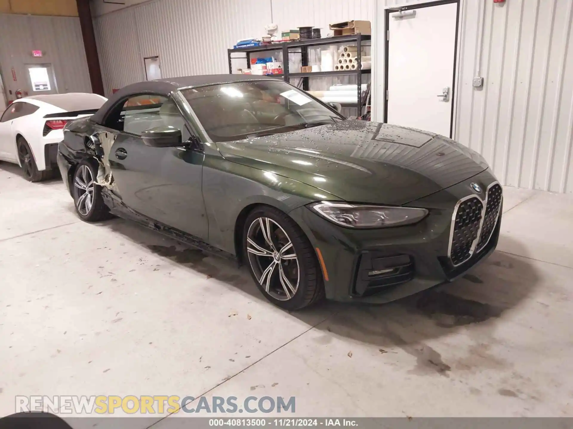 1 Photograph of a damaged car WBA23AT02MCG38434 BMW 430I 2021