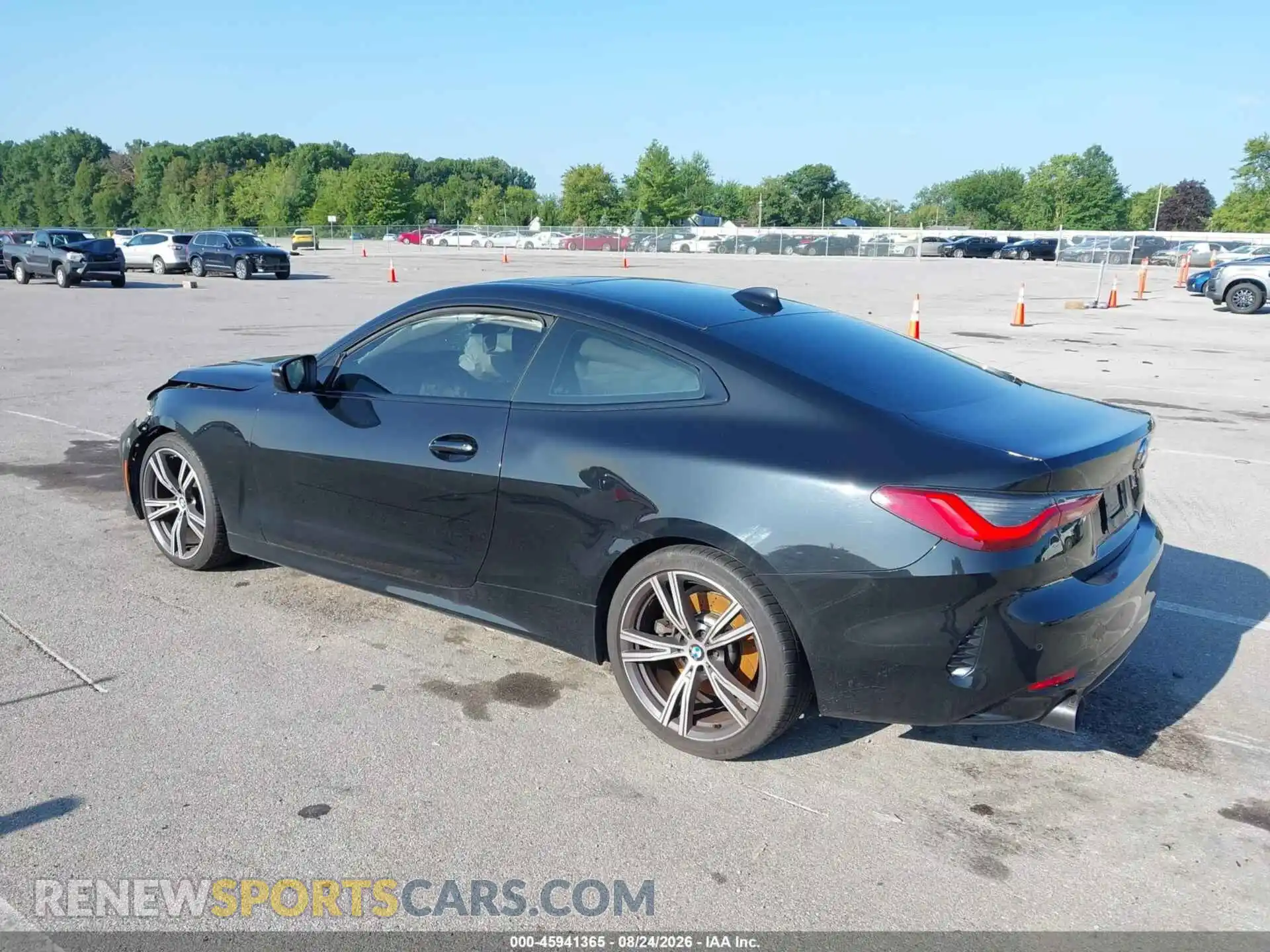 3 fotografías del automóvil dañado WBA53AP02MCF95432 BMW 430I 2021