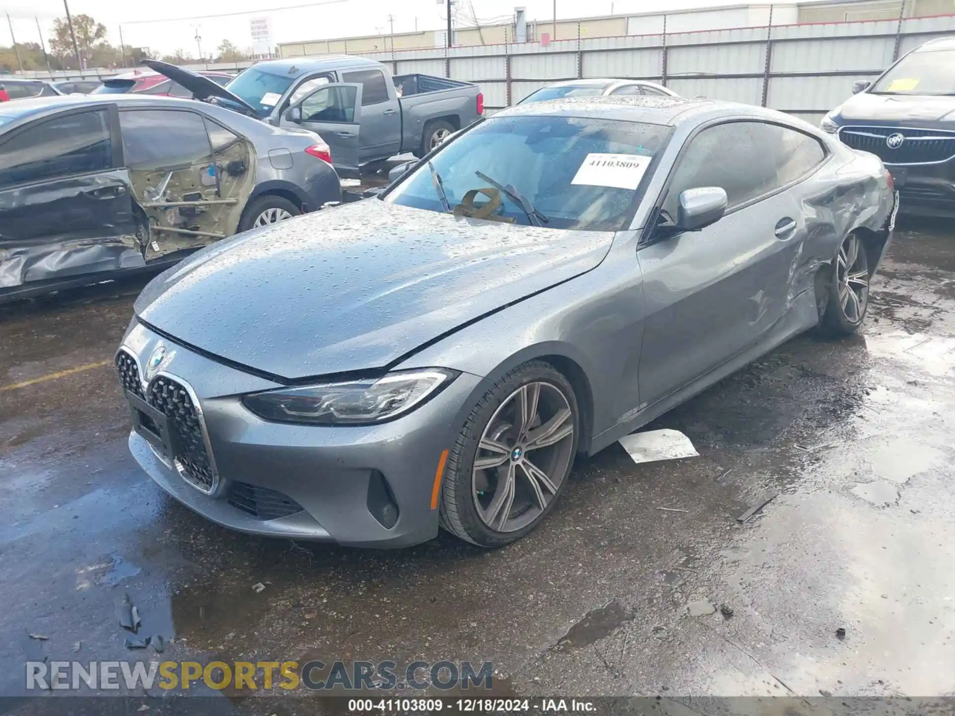 2 Photograph of a damaged car WBA53AP02MCG89651 BMW 430I 2021
