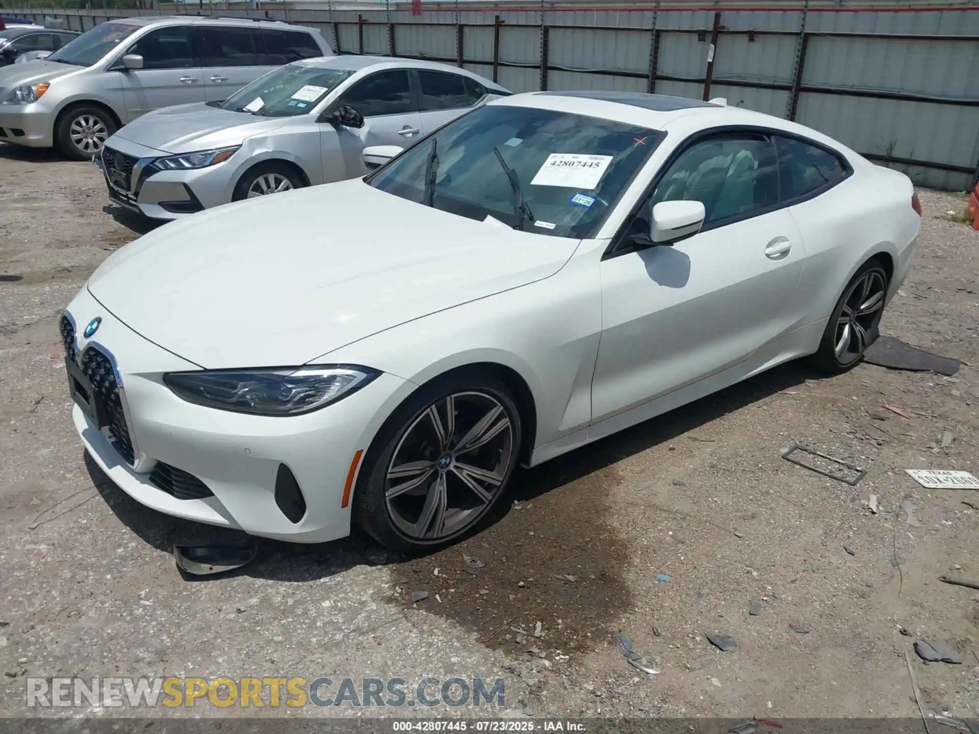 2 Photograph of a damaged car WBA53AP06MCF97913 BMW 430I 2021