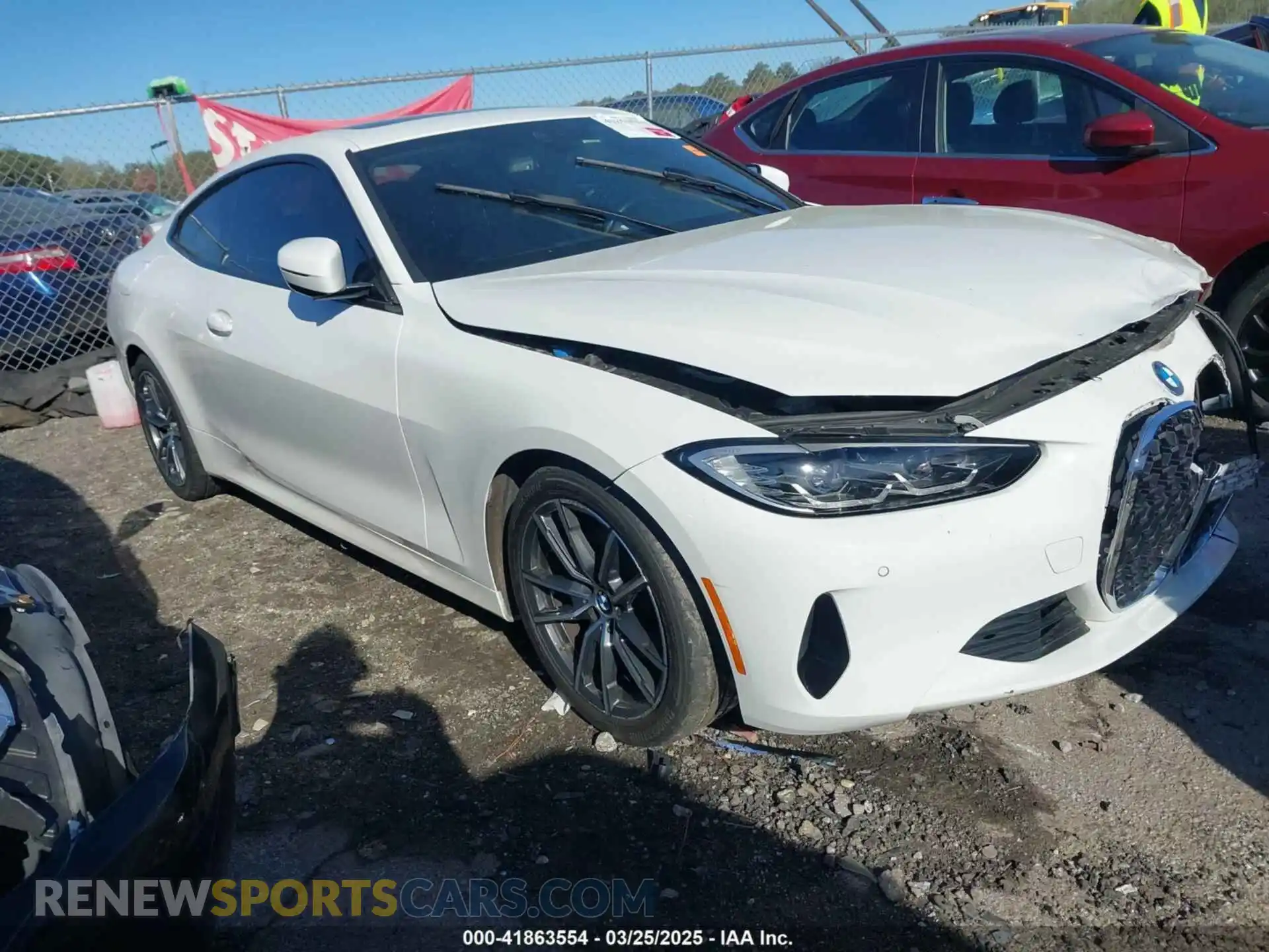 1 Photograph of a damaged car WBA53AP06MCG36919 BMW 430I 2021