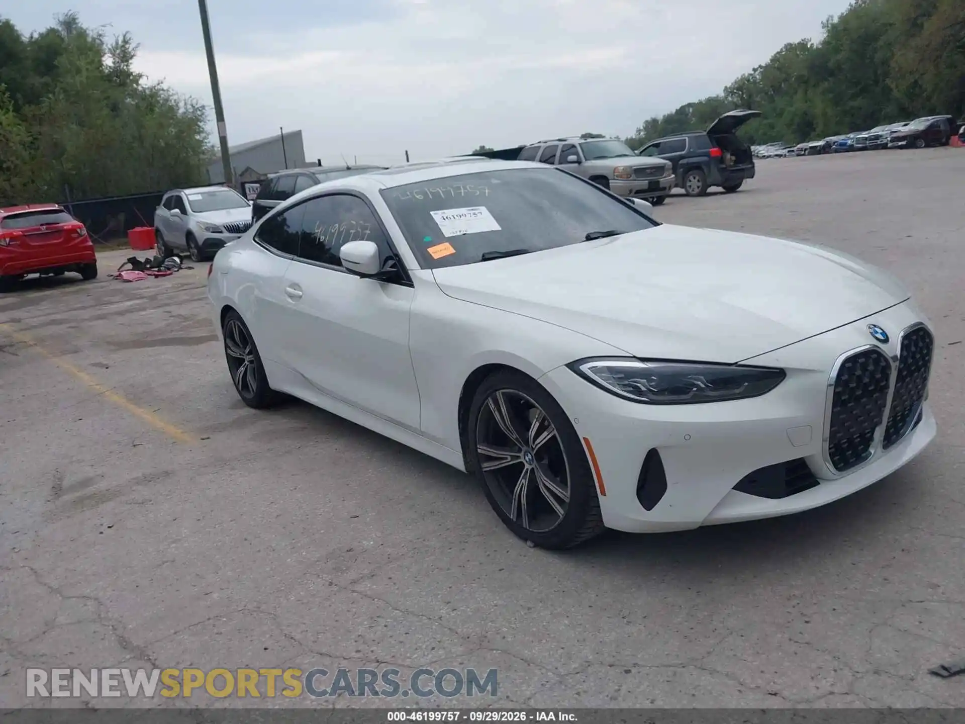 1 Photograph of a damaged car WBA53AP08MCF85455 BMW 430I 2021