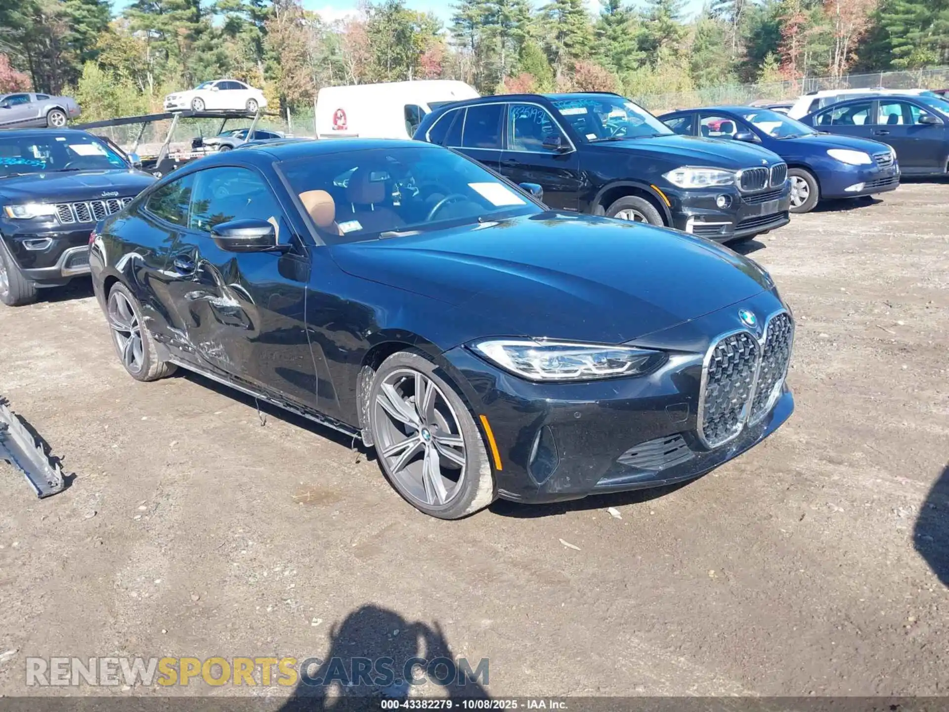 1 Photograph of a damaged car WBA73AP00MCG23415 BMW 430I 2021