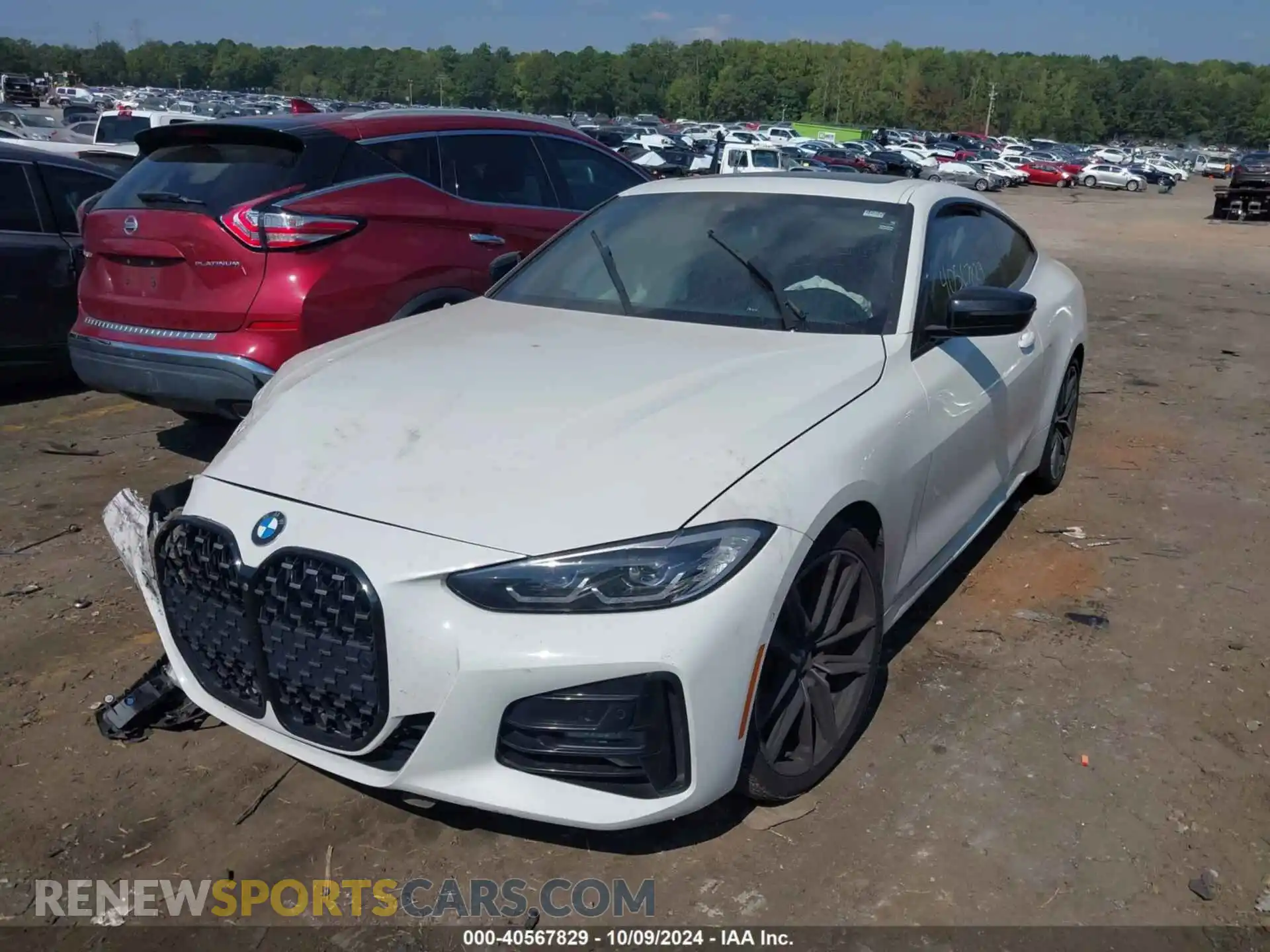 2 Photograph of a damaged car WBA73AP01MCF33948 BMW 430I 2021
