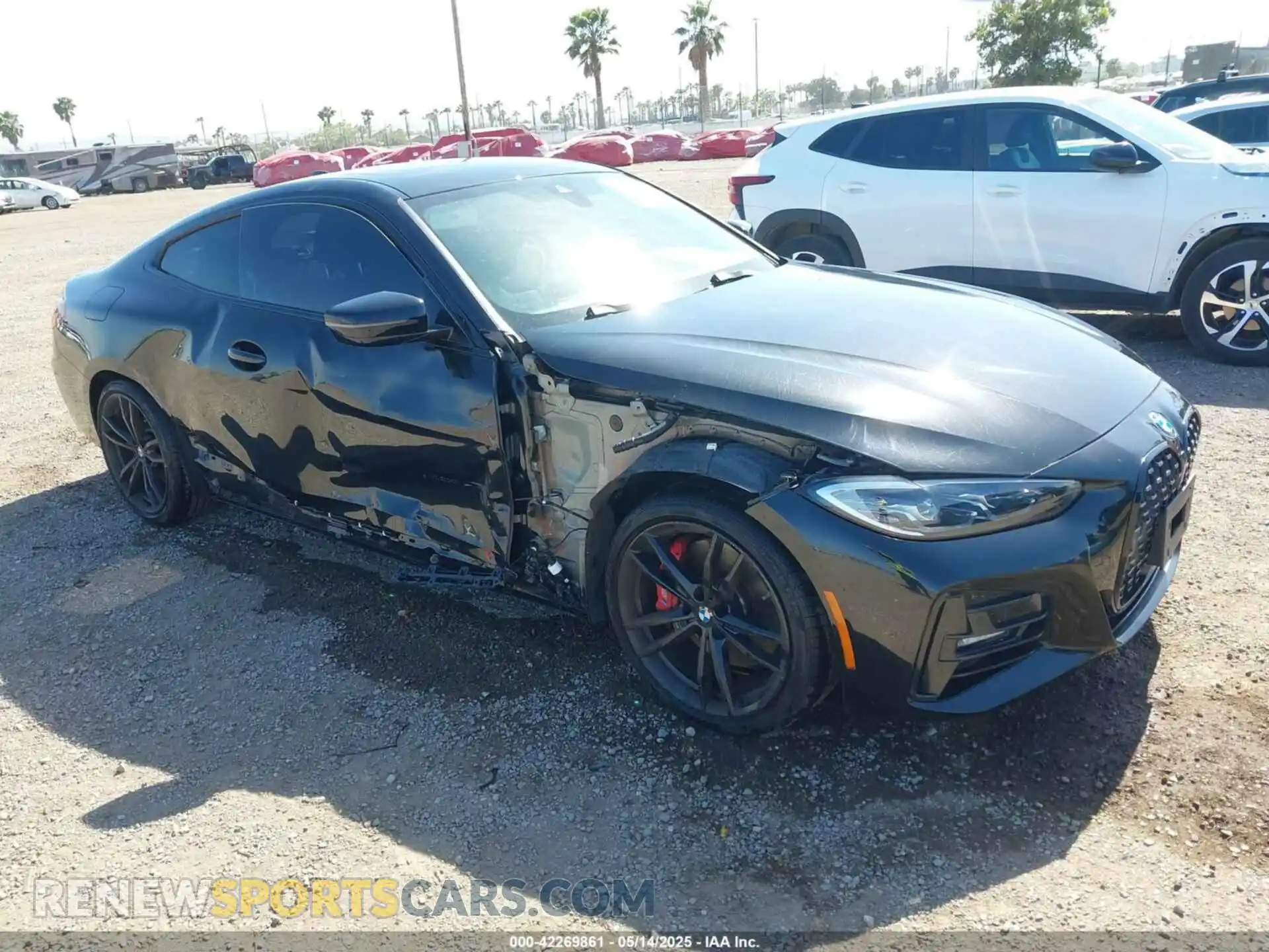1 Photograph of a damaged car WBA73AP01MCG12892 BMW 430I 2021