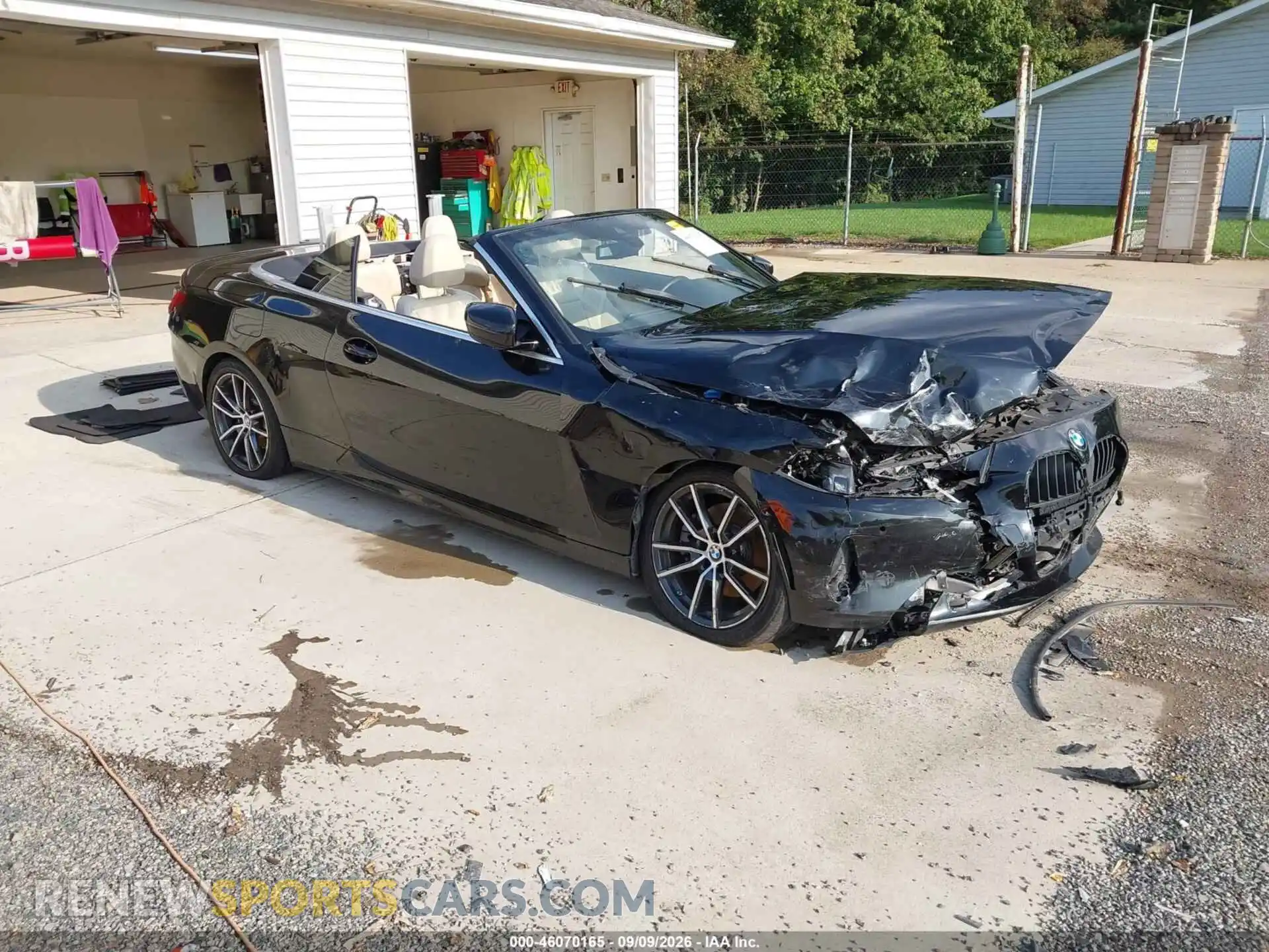 1 Photograph of a damaged car WBA43AT00NCL05852 BMW 430I 2022