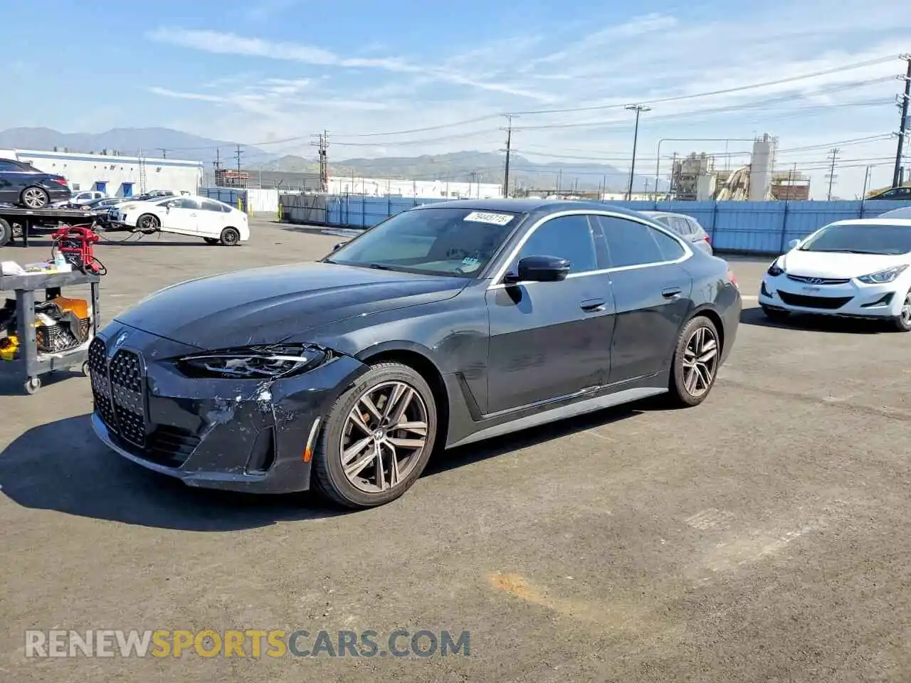 1 fotografías del automóvil dañado WBA63AV03NFM04105 BMW 430I 2022