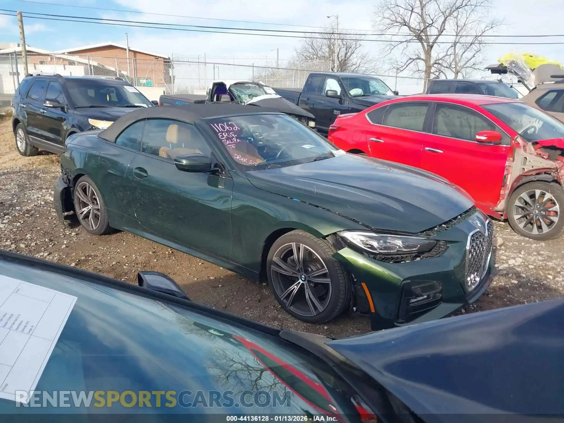 1 fotografías del automóvil dañado WBA23AT01PCL15137 BMW 430I 2023