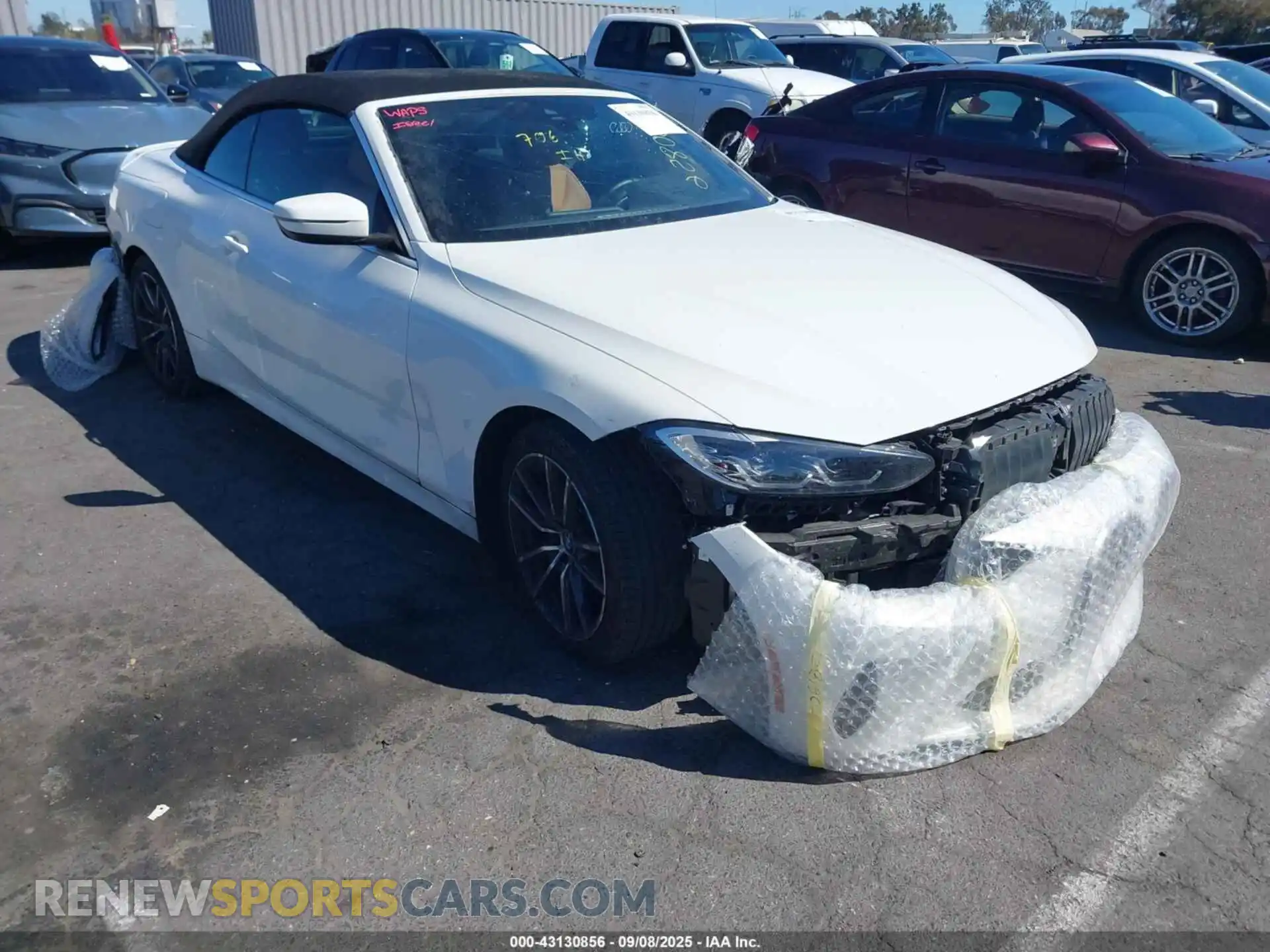 1 fotografías del automóvil dañado WBA23AT04PCL91807 BMW 430I 2023