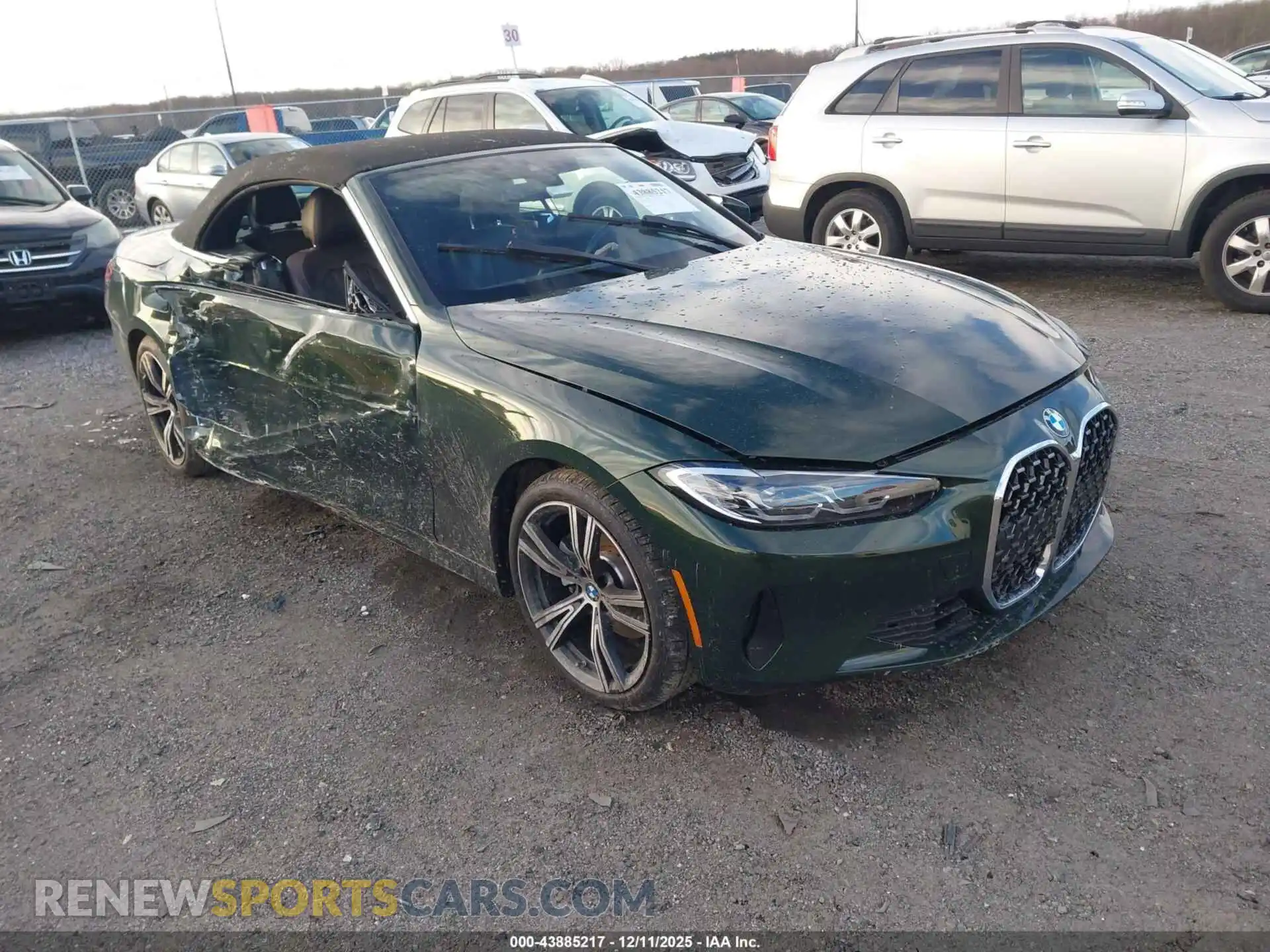 1 fotografías del automóvil dañado WBA43AT06PCL26031 BMW 430I 2023