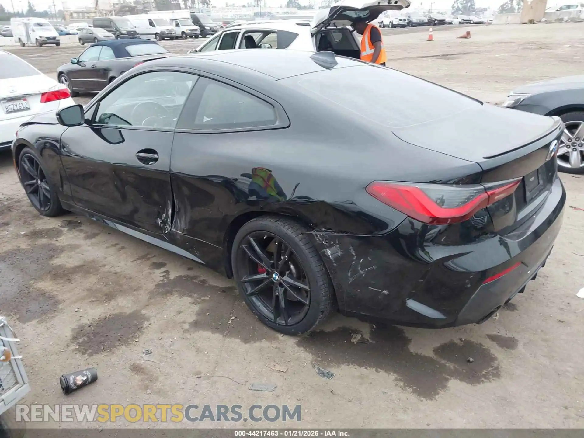 3 fotografías del automóvil dañado WBA53AP0XPCM92258 BMW 430I 2023