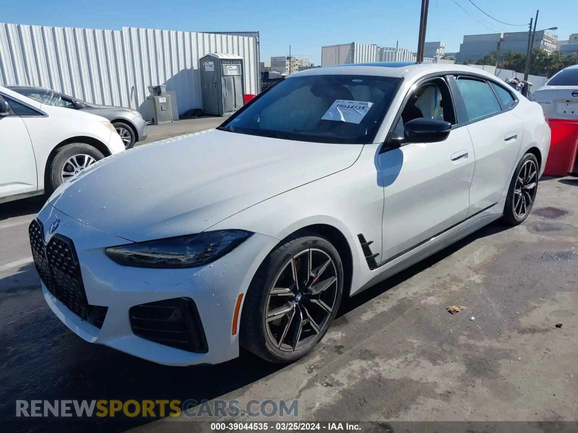 2 Photograph of a damaged car WBA63AV04PFP14024 BMW 430I 2023