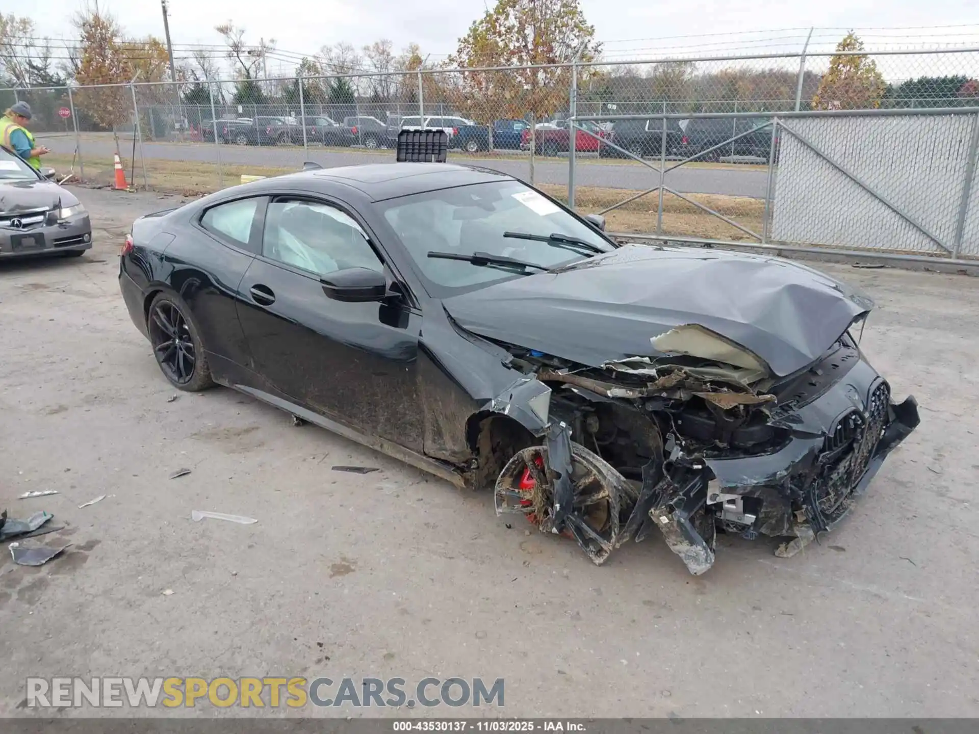 1 fotografías del automóvil dañado WBA73AP02PCL12165 BMW 430I 2023