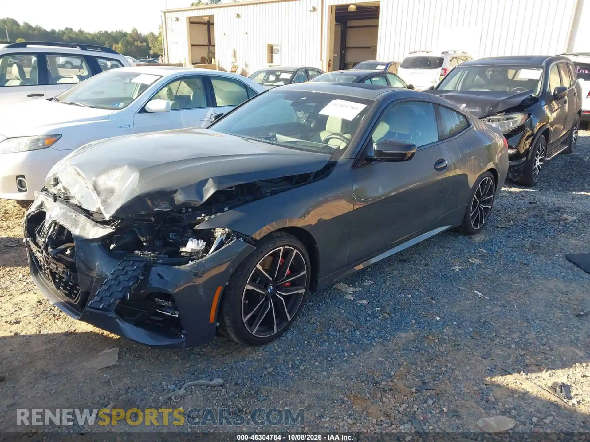 2 fotografías del automóvil dañado WBA53AP03RCN77509 BMW 430I 2024