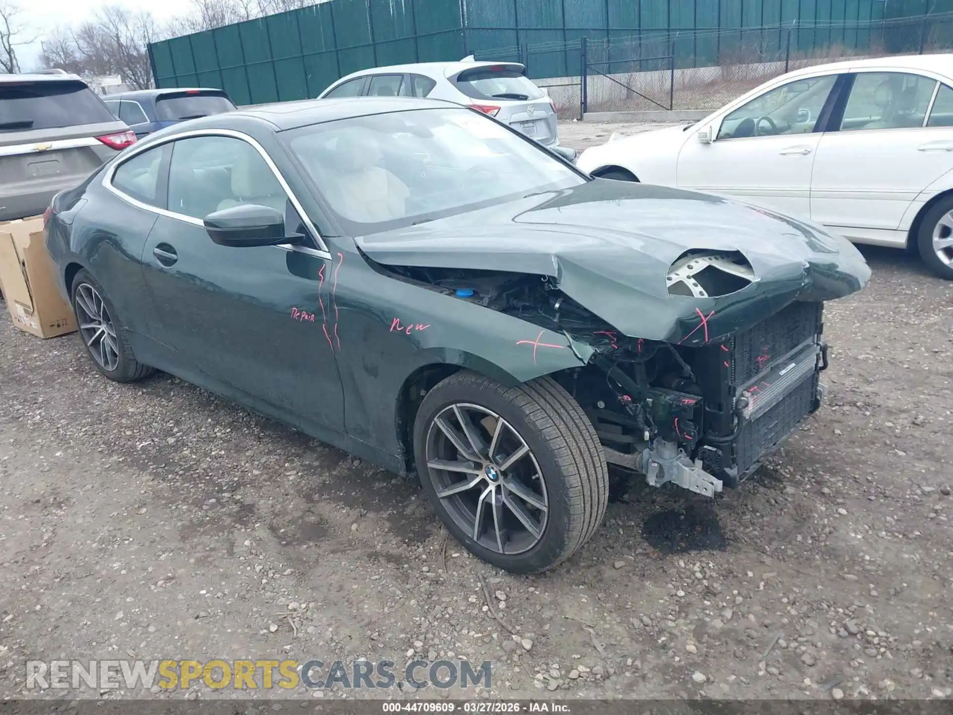 1 Photograph of a damaged car WBA73AP07RCN77571 BMW 430I 2024