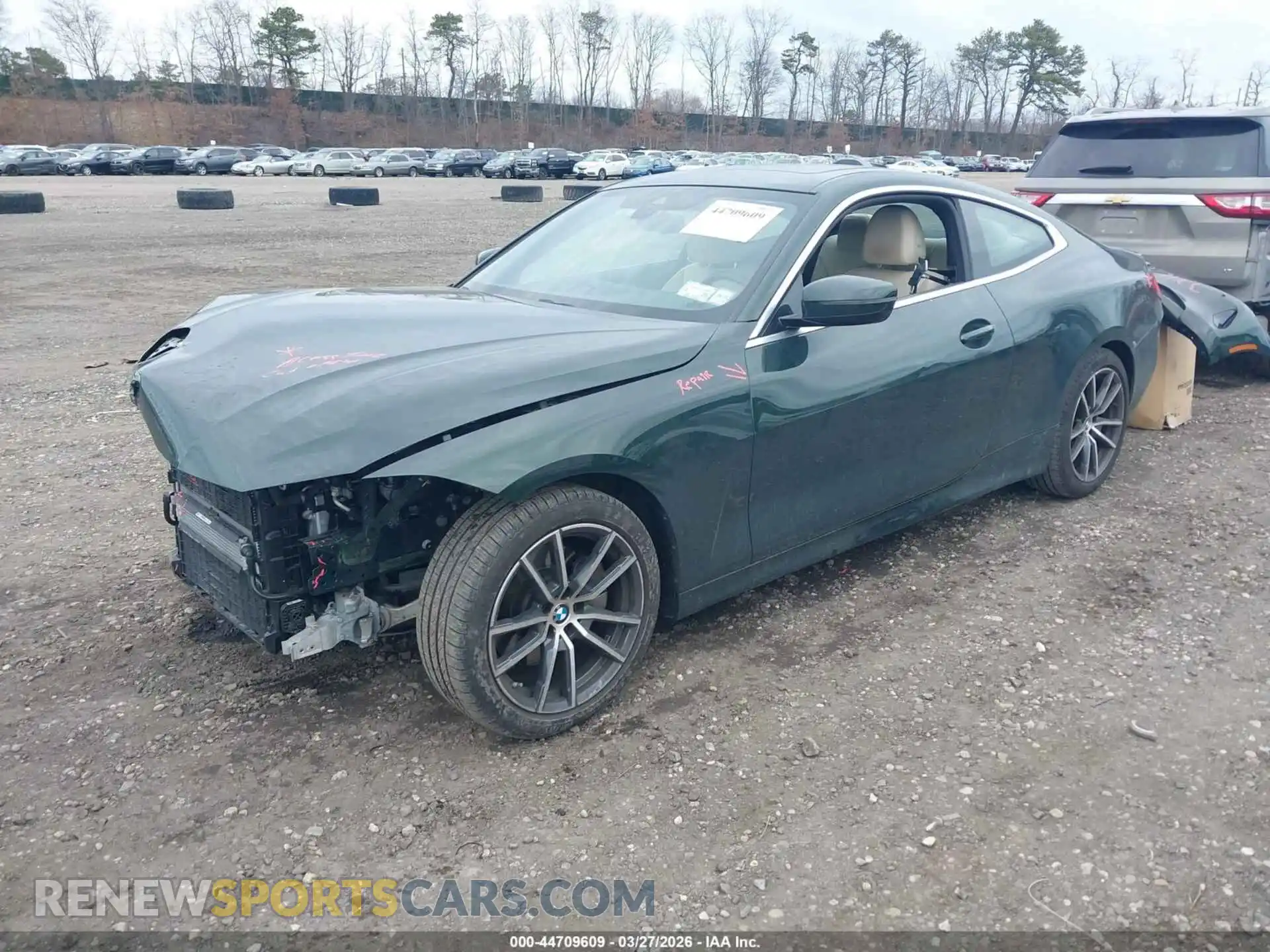 2 Photograph of a damaged car WBA73AP07RCN77571 BMW 430I 2024