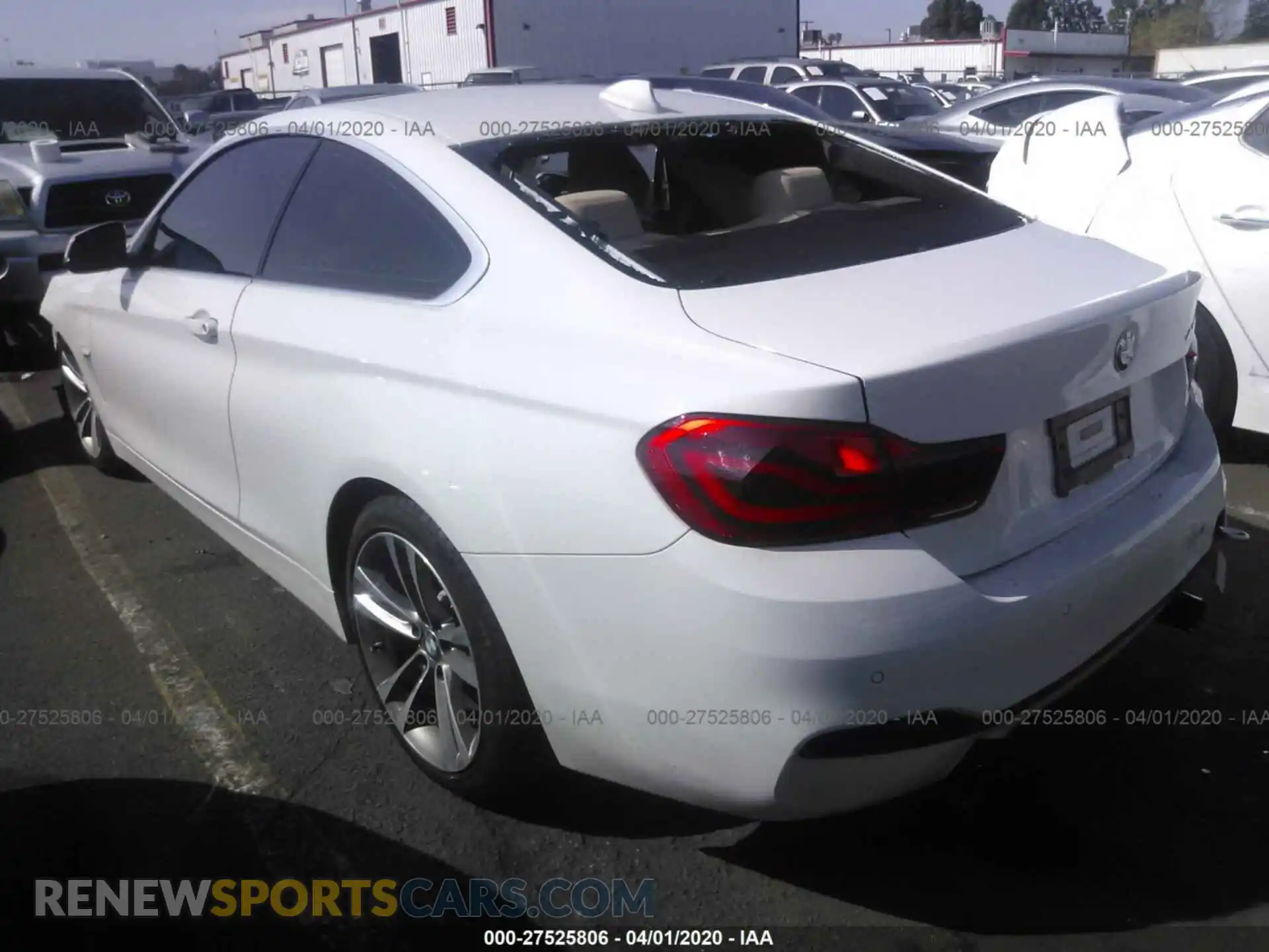 3 fotografías del automóvil dañado WBA4W7C51KAG52252 BMW 440I 2019