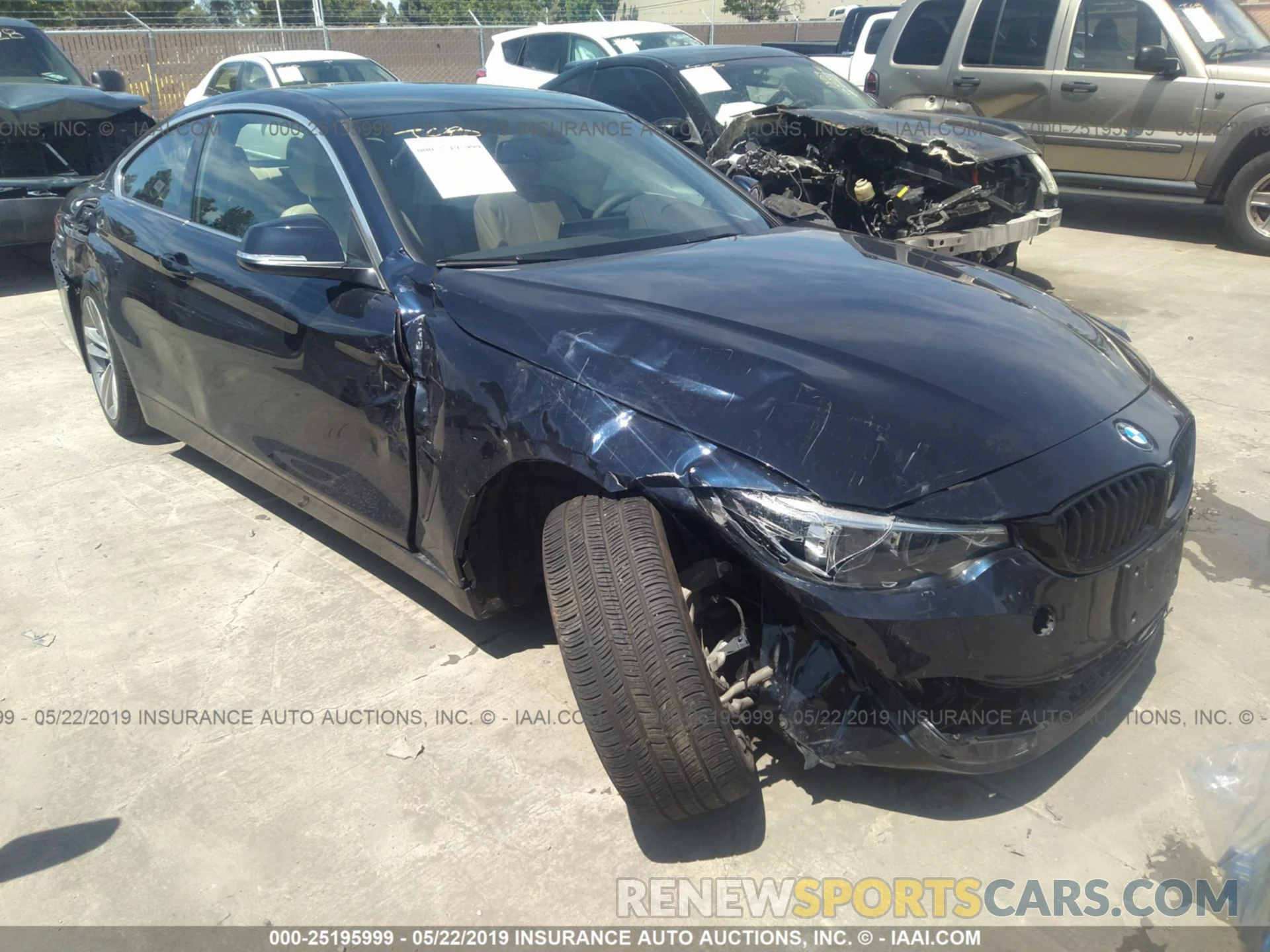 1 Photograph of a damaged car WBA4W7C51KAG52333 BMW 440I 2019