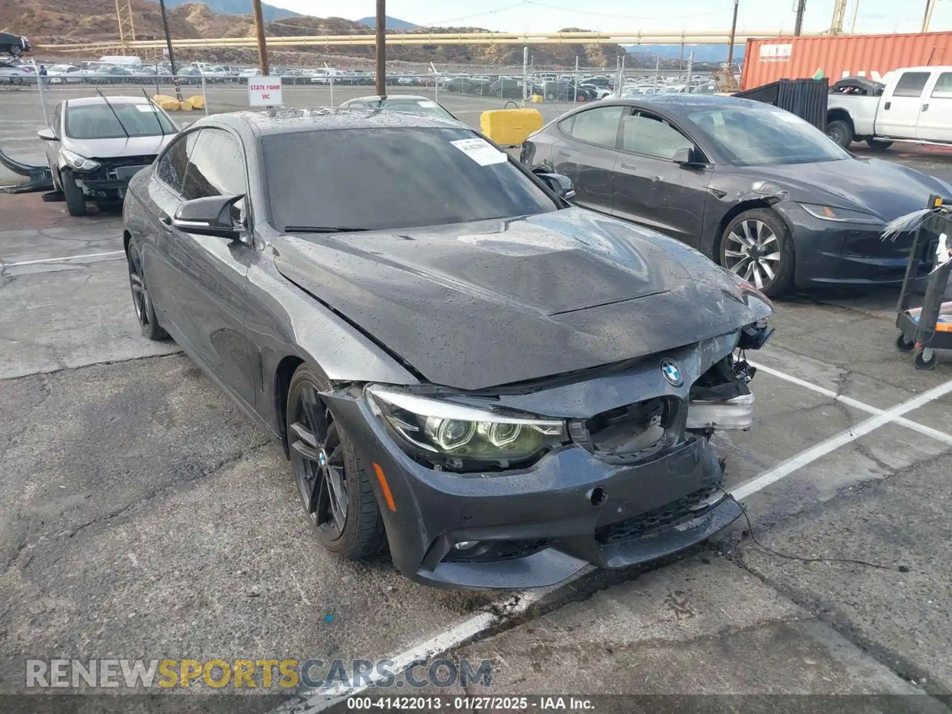 1 fotografías del automóvil dañado WBA4W7C59KAG52225 BMW 440I 2019